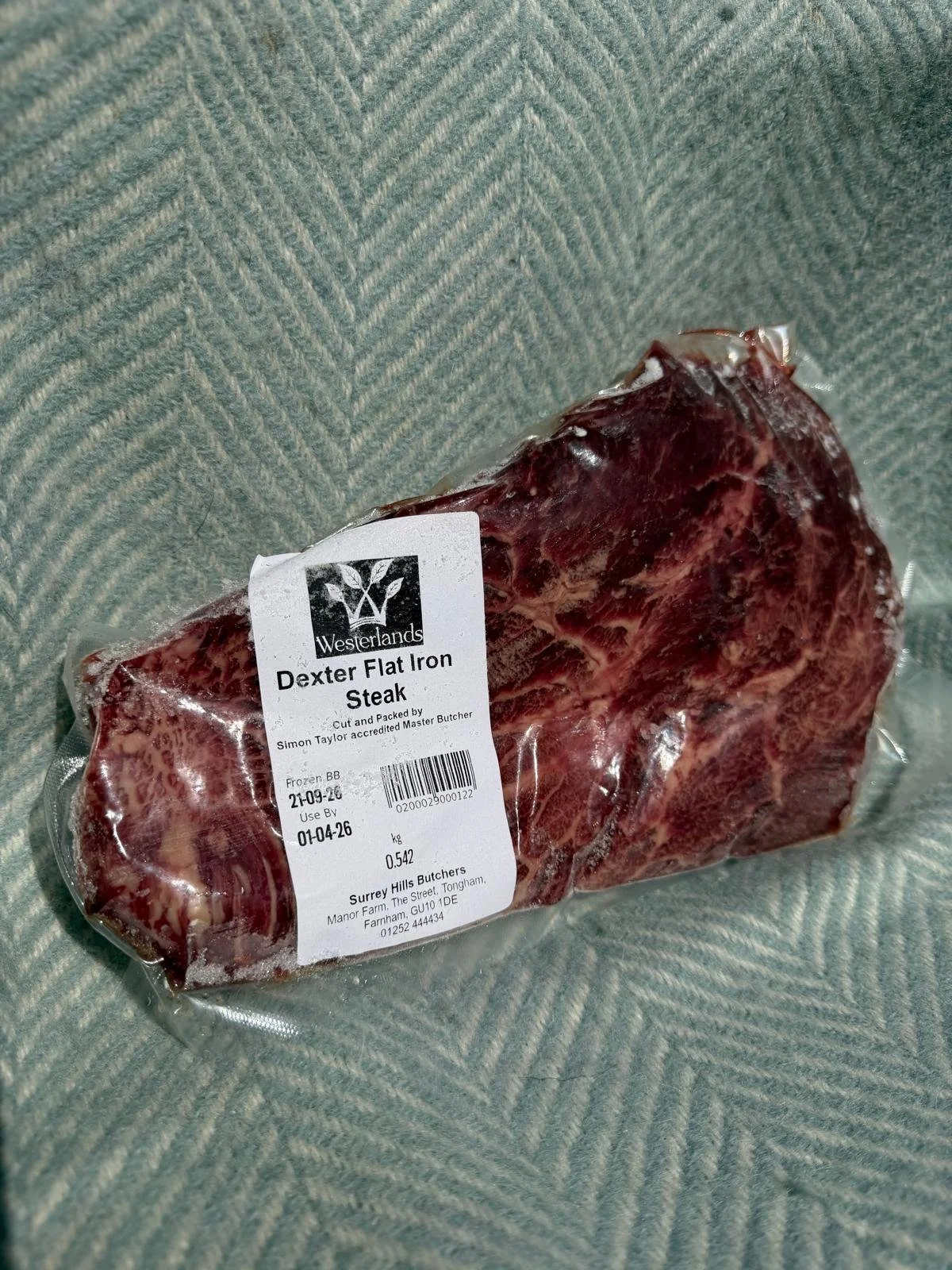 Dexter Beef Flat Iron Steaks