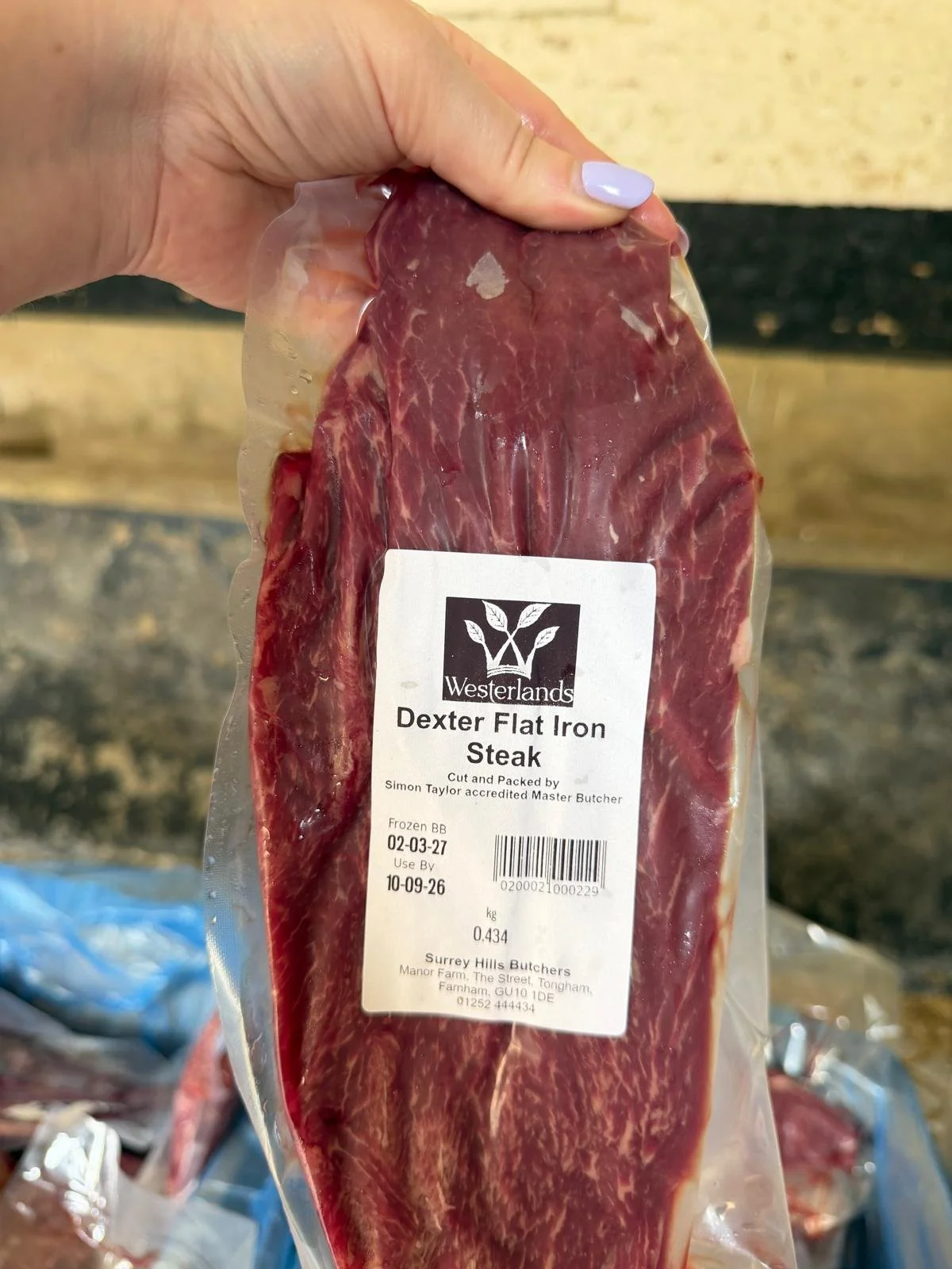 Dexter Beef Flat Iron Steaks