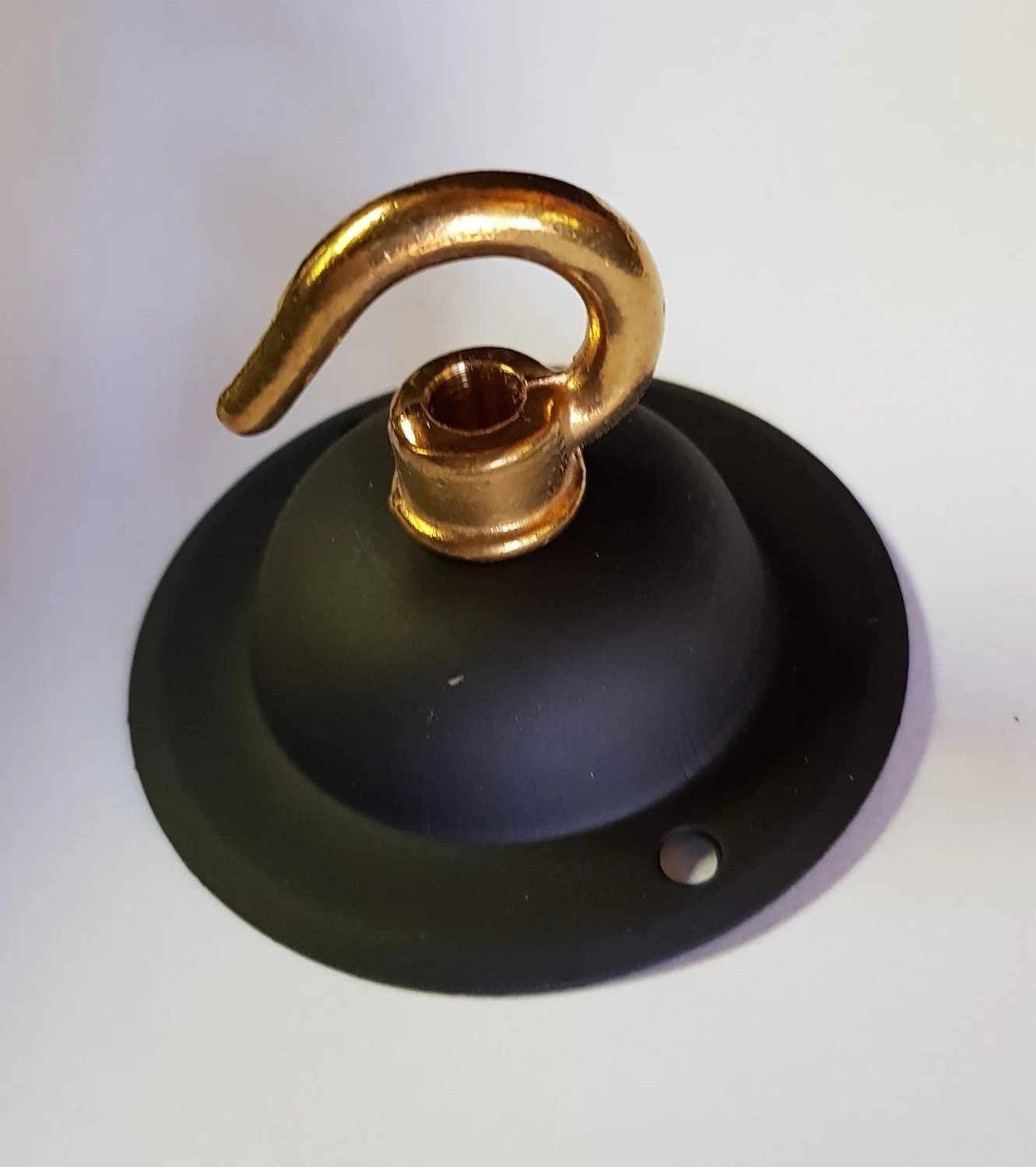 Ceiling Plate with Brass Hook