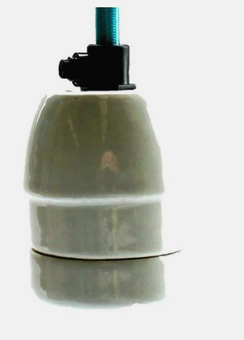 Ceramic Bulb Holder in White
