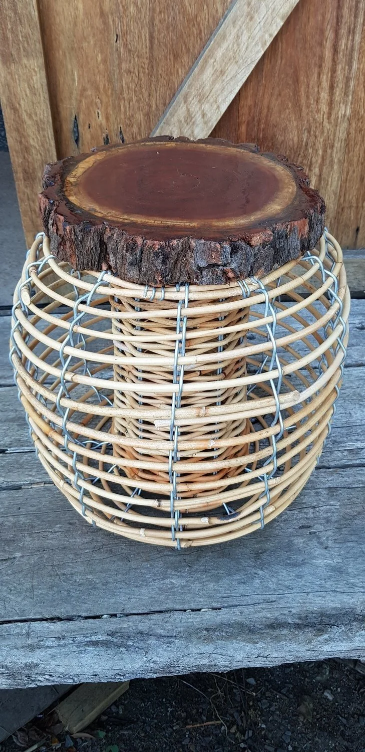 Hardwood Tree Slab Stools or Side Tables
