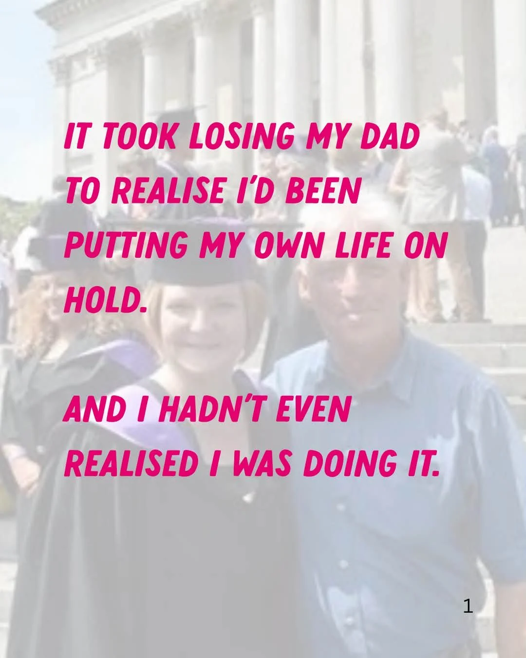 For years, I told myself I&rsquo;d get around to becoming a coach.

After the next career milestone.
When life was less busy.
When the time was right.

Then, in 2019, my dad died suddenly.

And my perspective on waiting changed.

I still believe in m