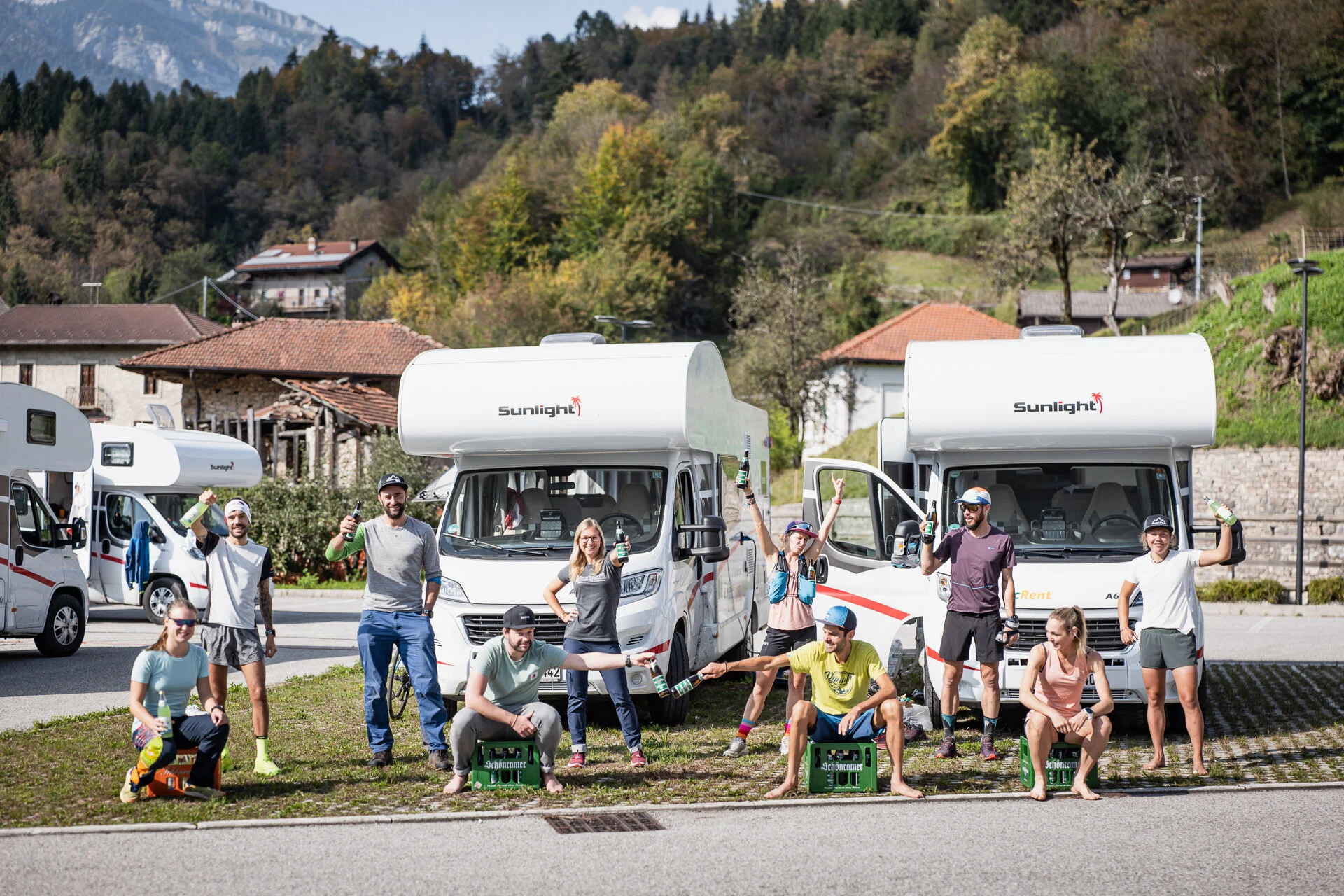 AlpFrontTrail: Die Teilnehmer sind auch nach fünf Etappen in bester Verfassung&nbsp; 