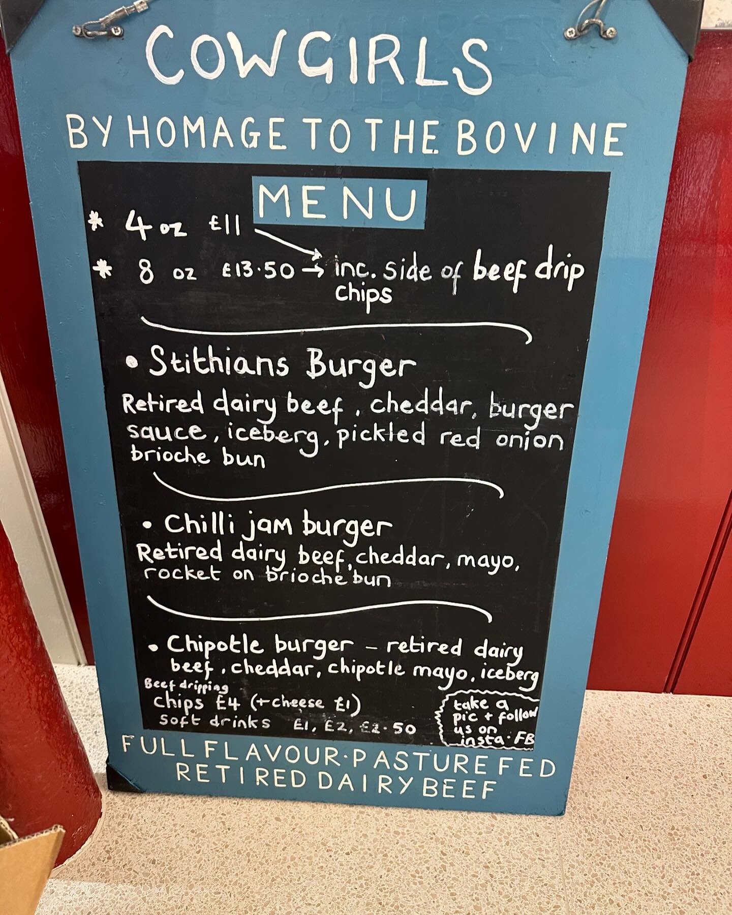 This week opening @thebuttermarketredruth  Thursday Friday 5-830, Saturday 12-3.30-430-sold out probably 8 ... we try to keep up but you guys are ravenous for the pasture fed retired dairy burgers from Stithians drempt about and delivered by your loc