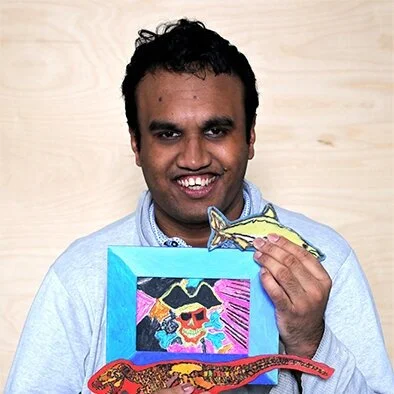 SALIH  Salih loves drawing animals especially lady birds and bats.