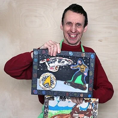 CHRISChris is new to the Design Studio and his drawing style is unique, creative and colourful