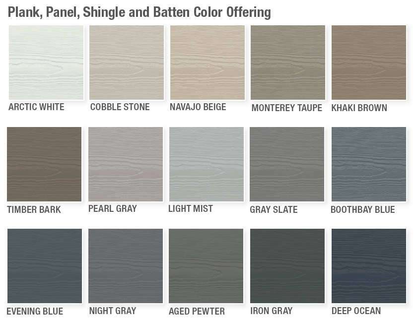 Most Popular Hardie Siding Colors — Kelly Bernier Designs