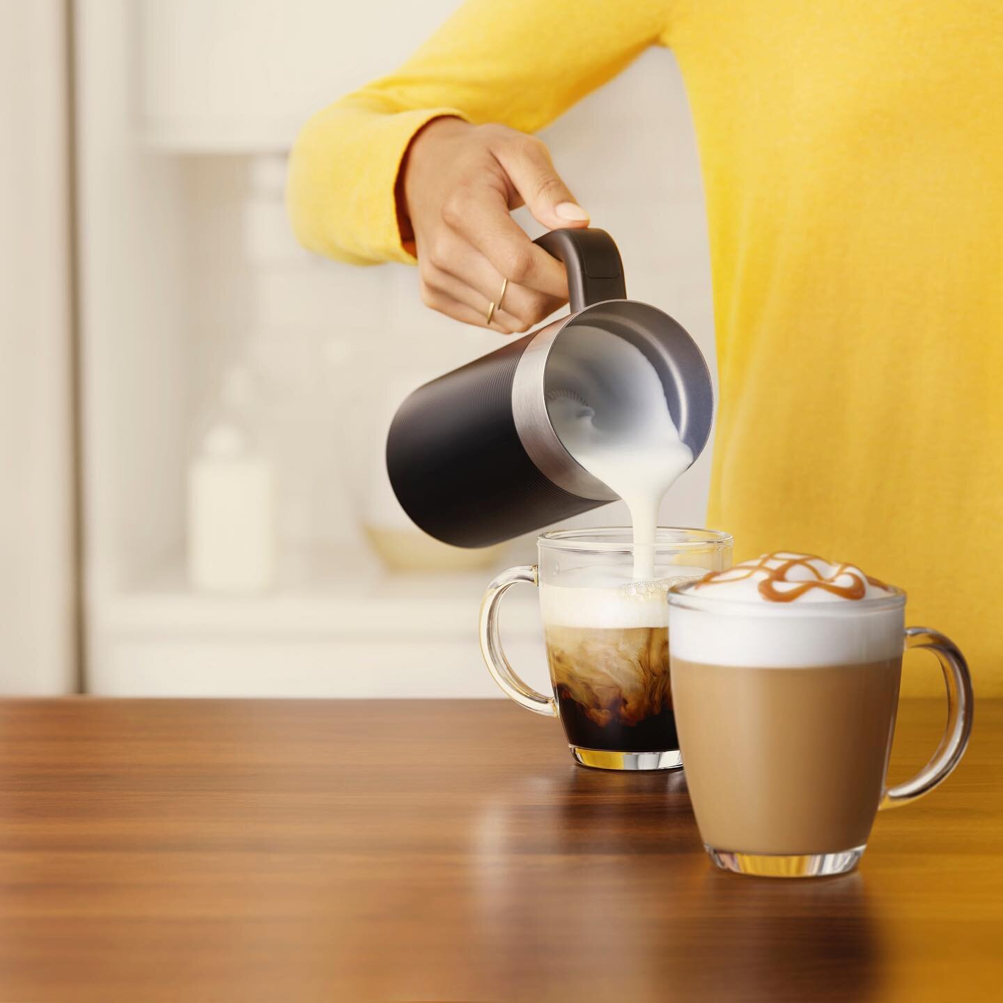 Newer work shot for @keurig .  These images were shot for the packaging art work, as well as point of sale visuals. 

Beverages styled by @karenhtully 

Wardrobe and props styled by @erinriley_stylist 
&mdash;
&mdash;&mdash;
#coffee #froth #cappuccin