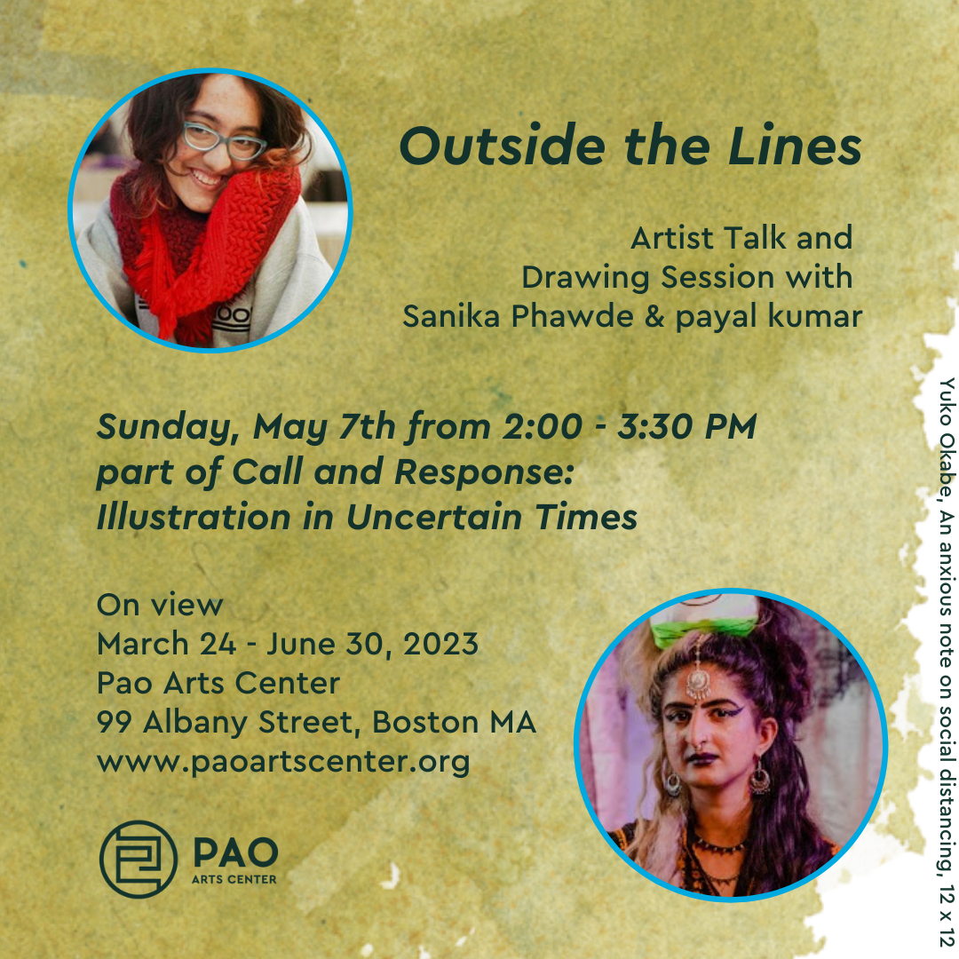 Outside the Lines: Artist Talk and Drawing Session with Sanika Phawde &amp; payal kumar 