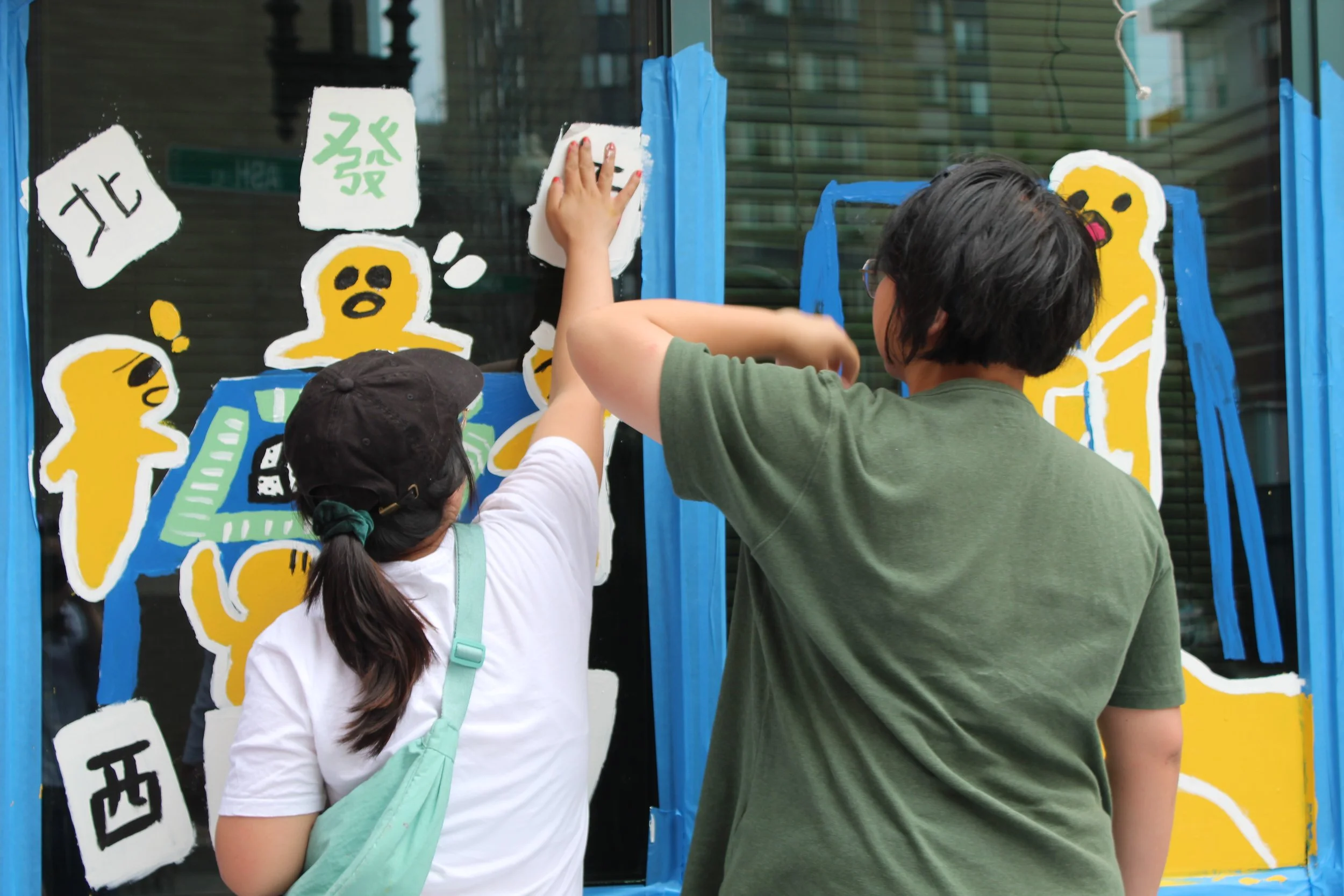 BCNC Youth Install Murals for Experience Chinatown 2023