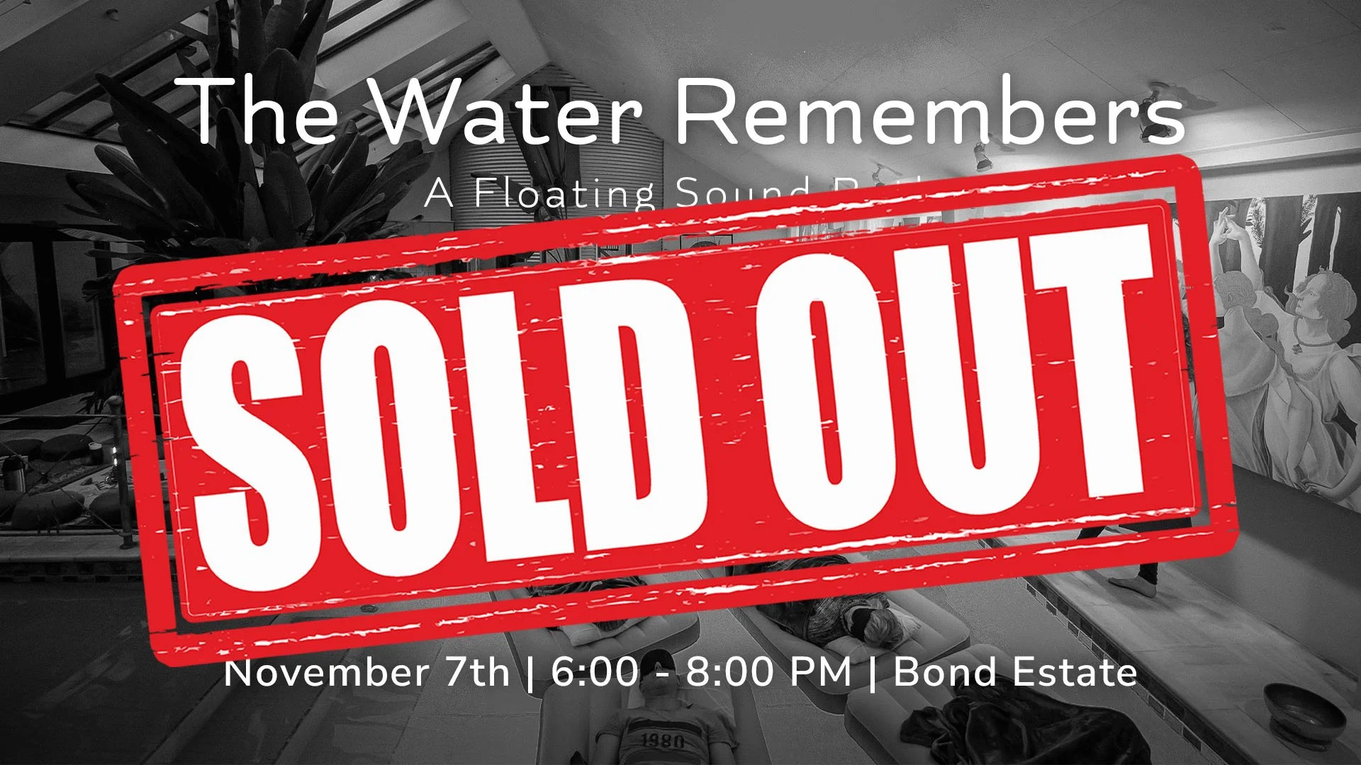 The Water Remembers: A Floating Sound Bath