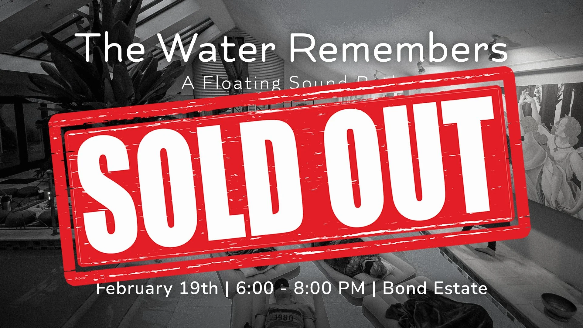 The Water Remembers: A Floating Sound Bath