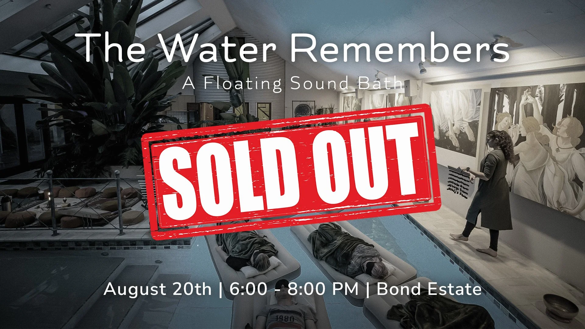 The Water Remembers: A Floating Sound Bath