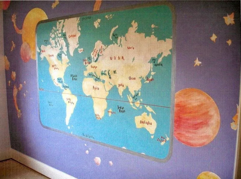 Map mural
