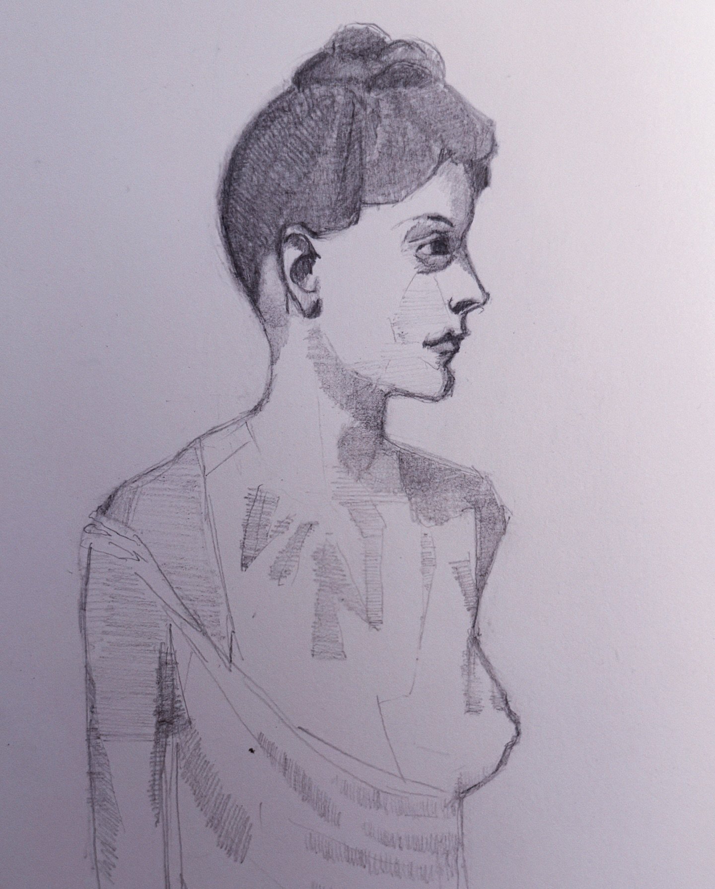 Study Of Painting:
Woman Wearing a Chemise
Paris, 1905
Pablo Picasso 

#rrsco 
#mastercopy
#pencilstudy
#picasso