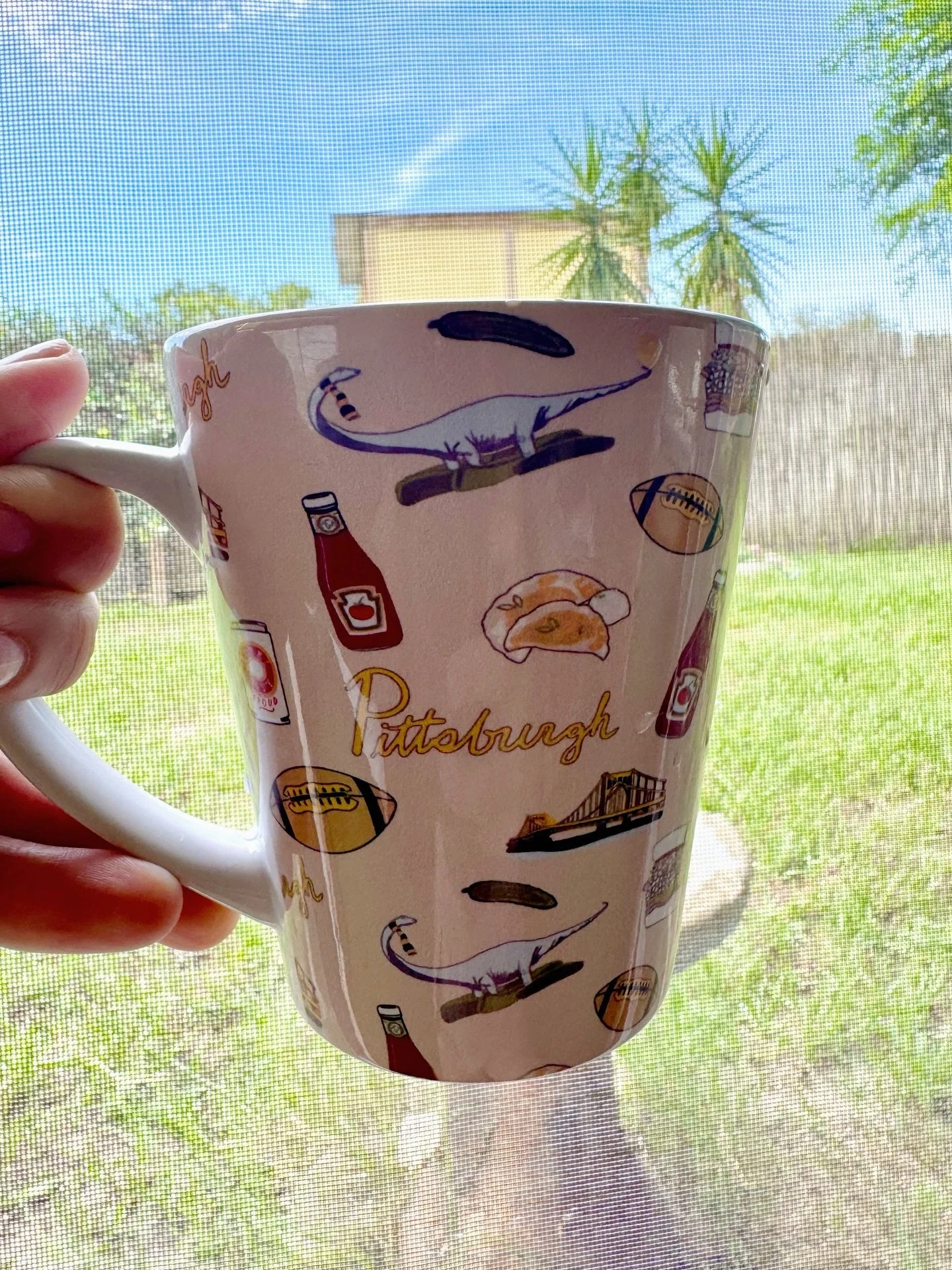 Pittsburgh, but make it patterned. ☕️💛🖤

Reaching for a coffee mug this morning, I found my Pittsburgh pattern design from a few years back happily staring back at me.

It made me smile. 

Not fine art, not an oil painting, and maybe a little unexp