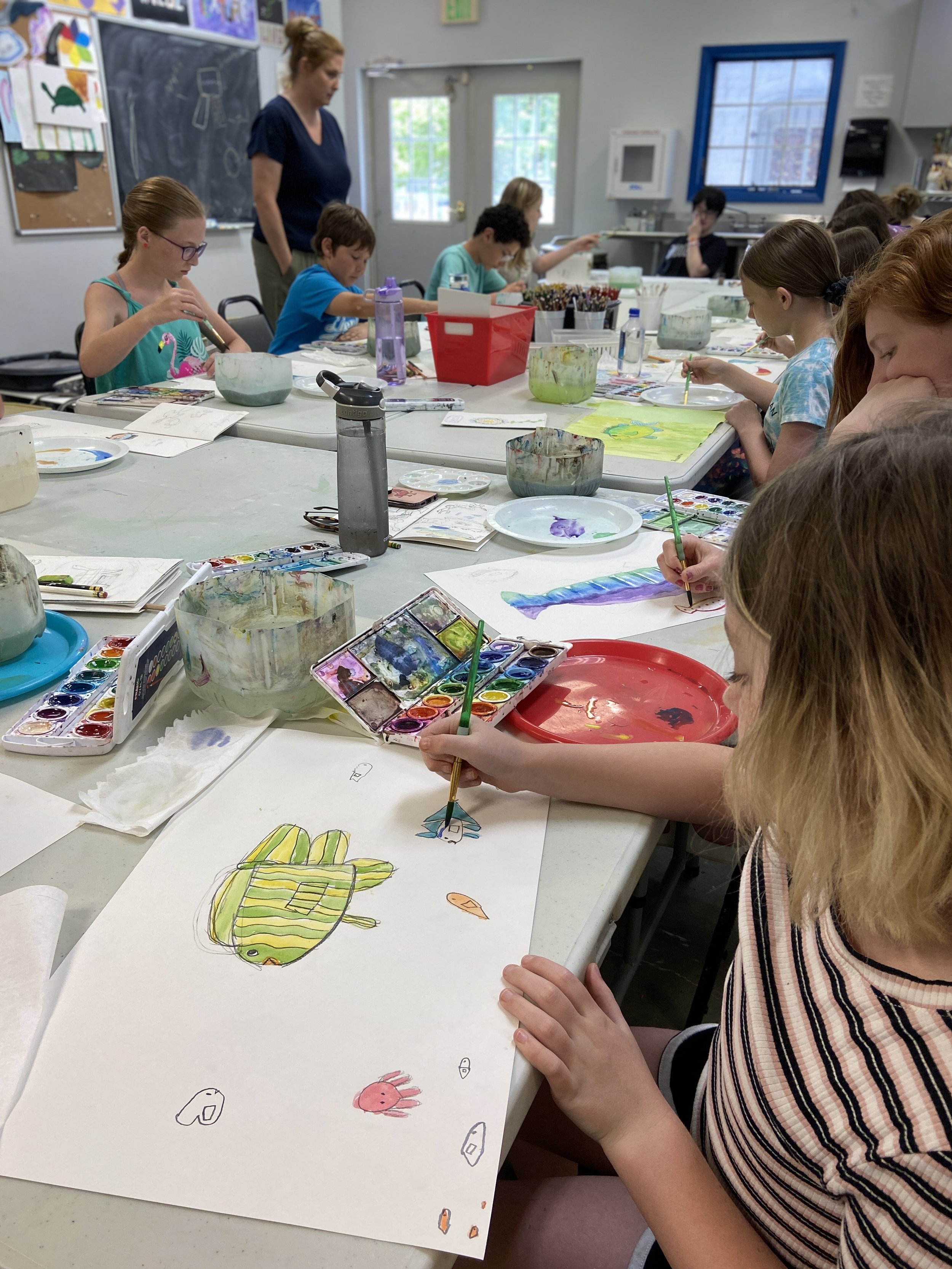 Kids & Teen Art Classes — Art by TJM