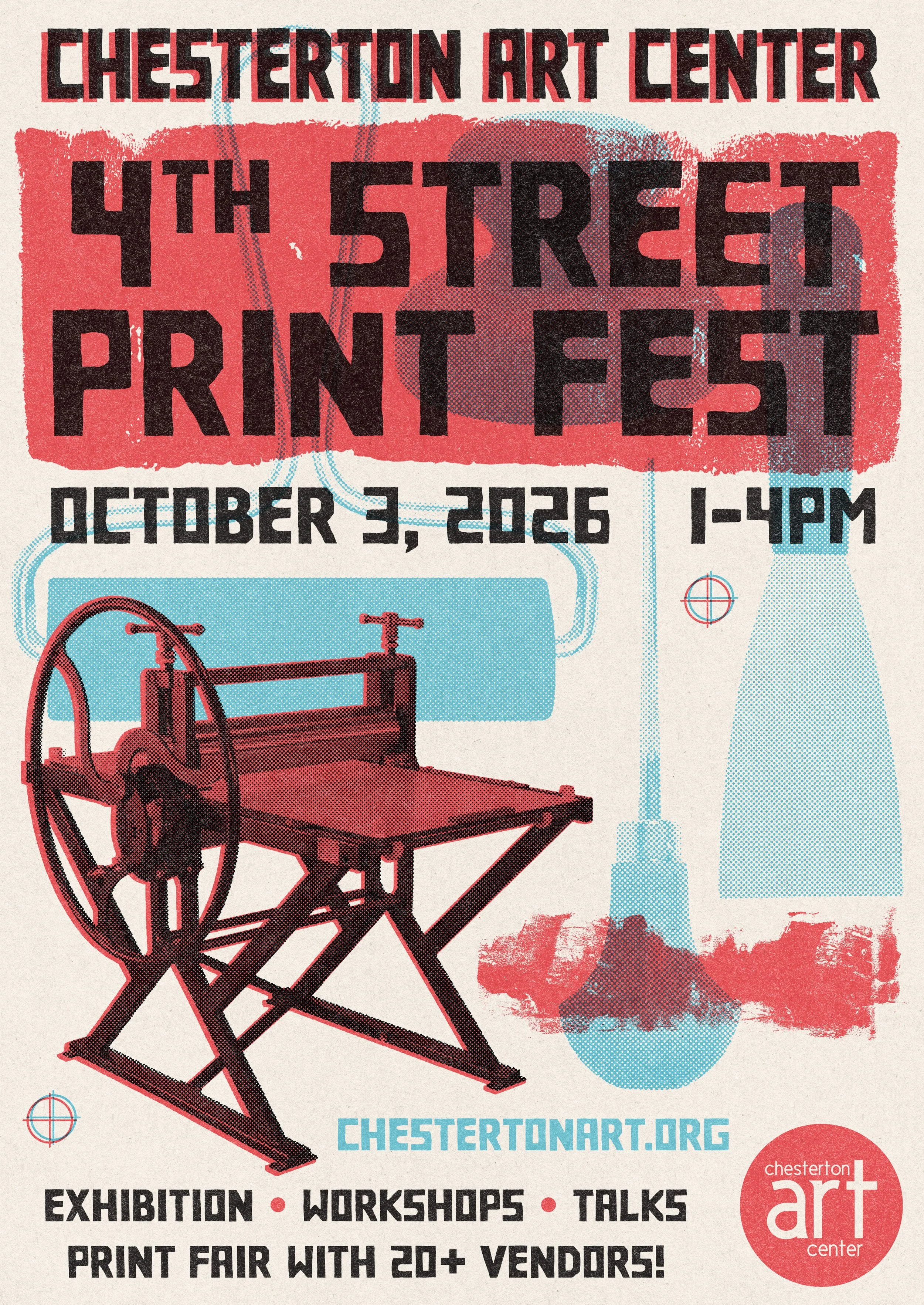 4th Street Print Fest Table Vendor Fee