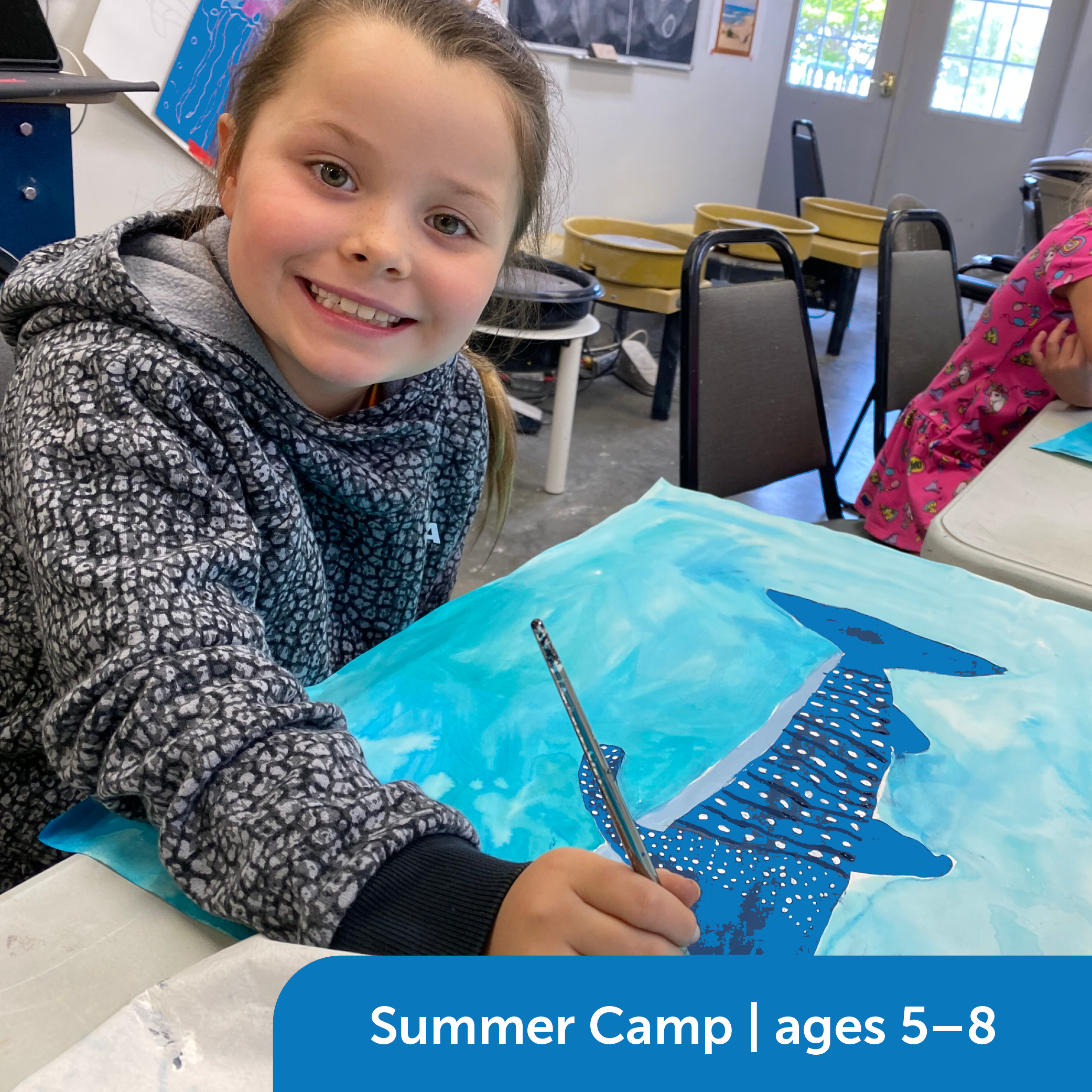 Summer Art Camp: Shark Week: Art Splash / July 20-24