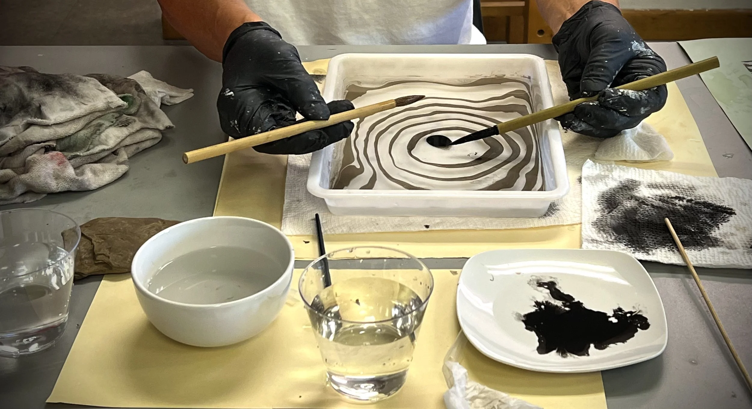 Suminagashi Workshop/ August 8