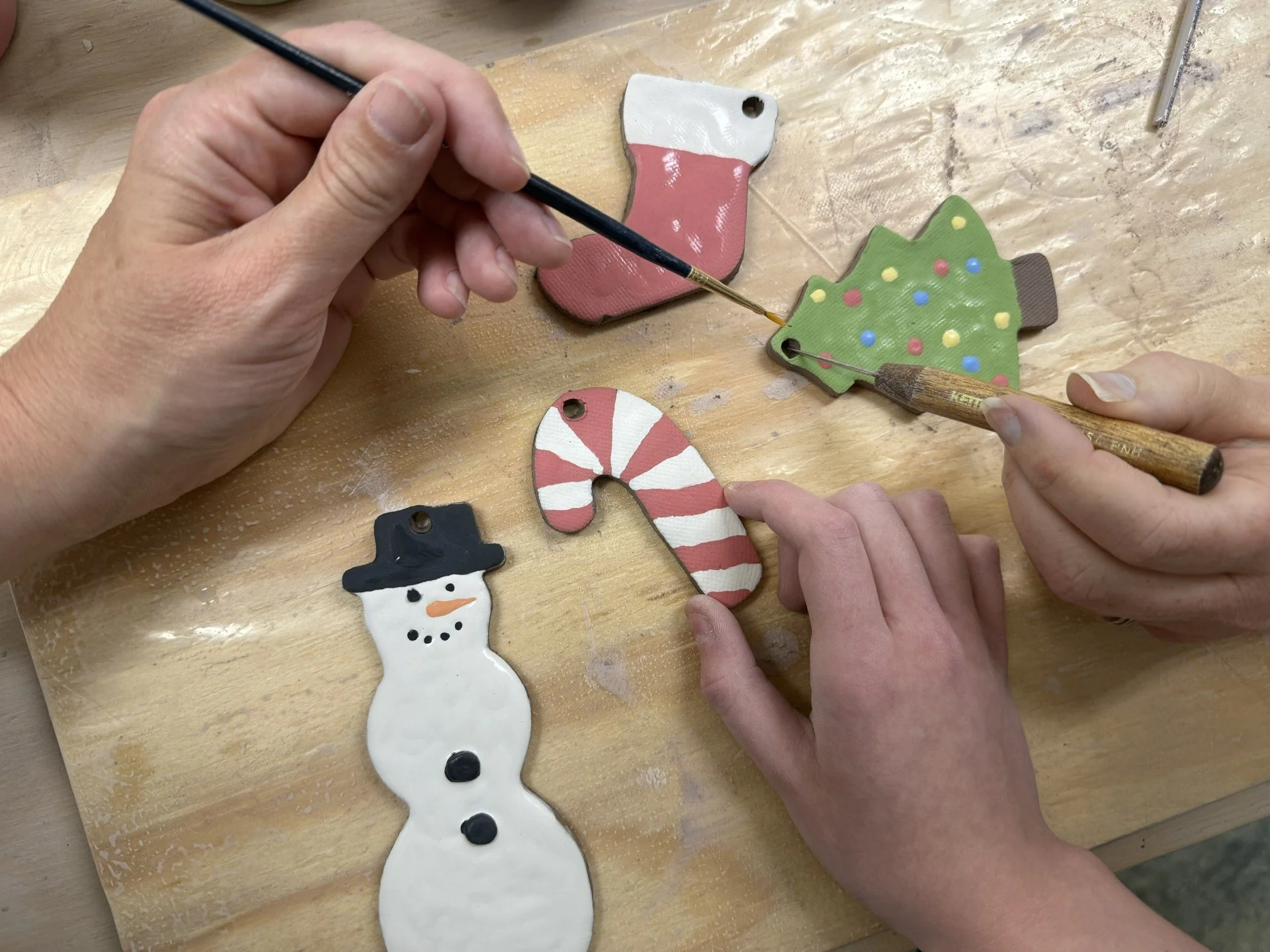 Family Ceramic Ornament Workshop / Dec 5