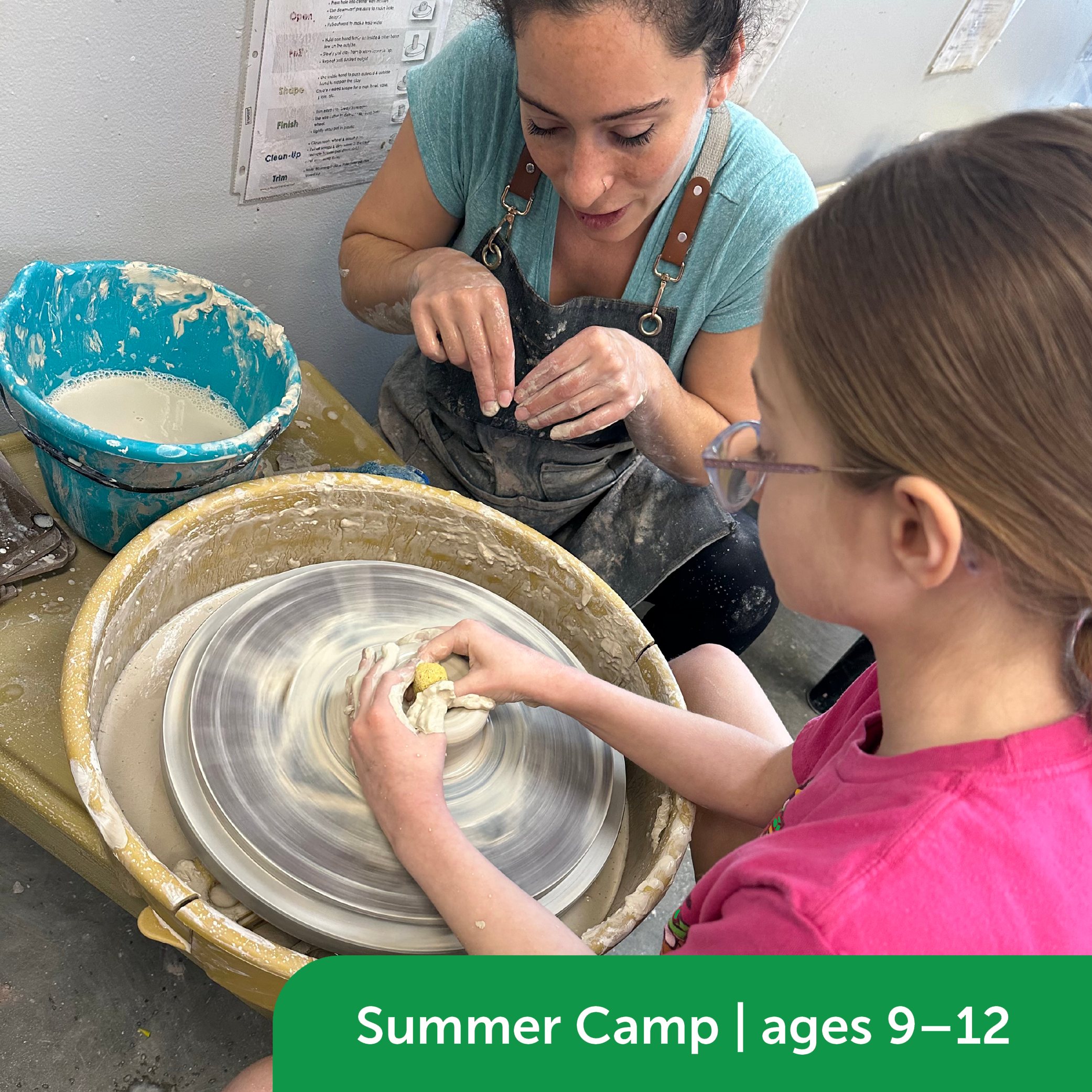 Summer Art Camp: Clay Creators: Ceramics + Sculpture/ July  6-10
