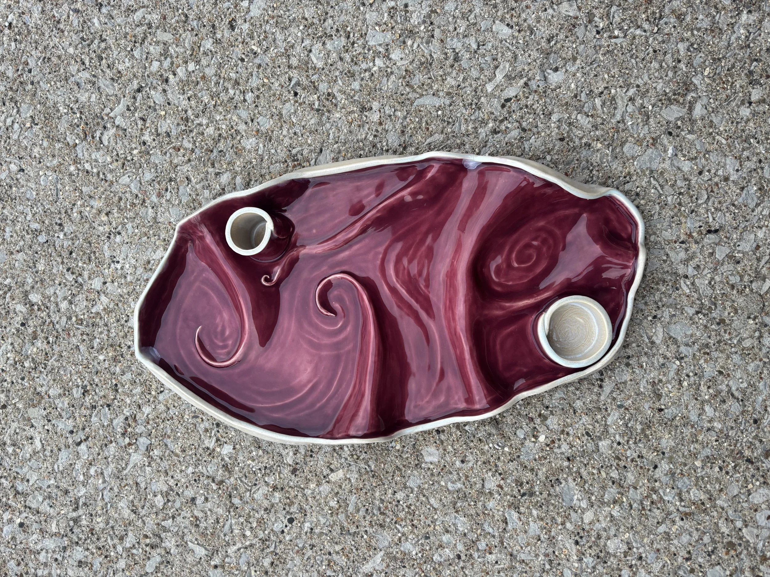 Ceramic Charcuterie Platter/ April 17