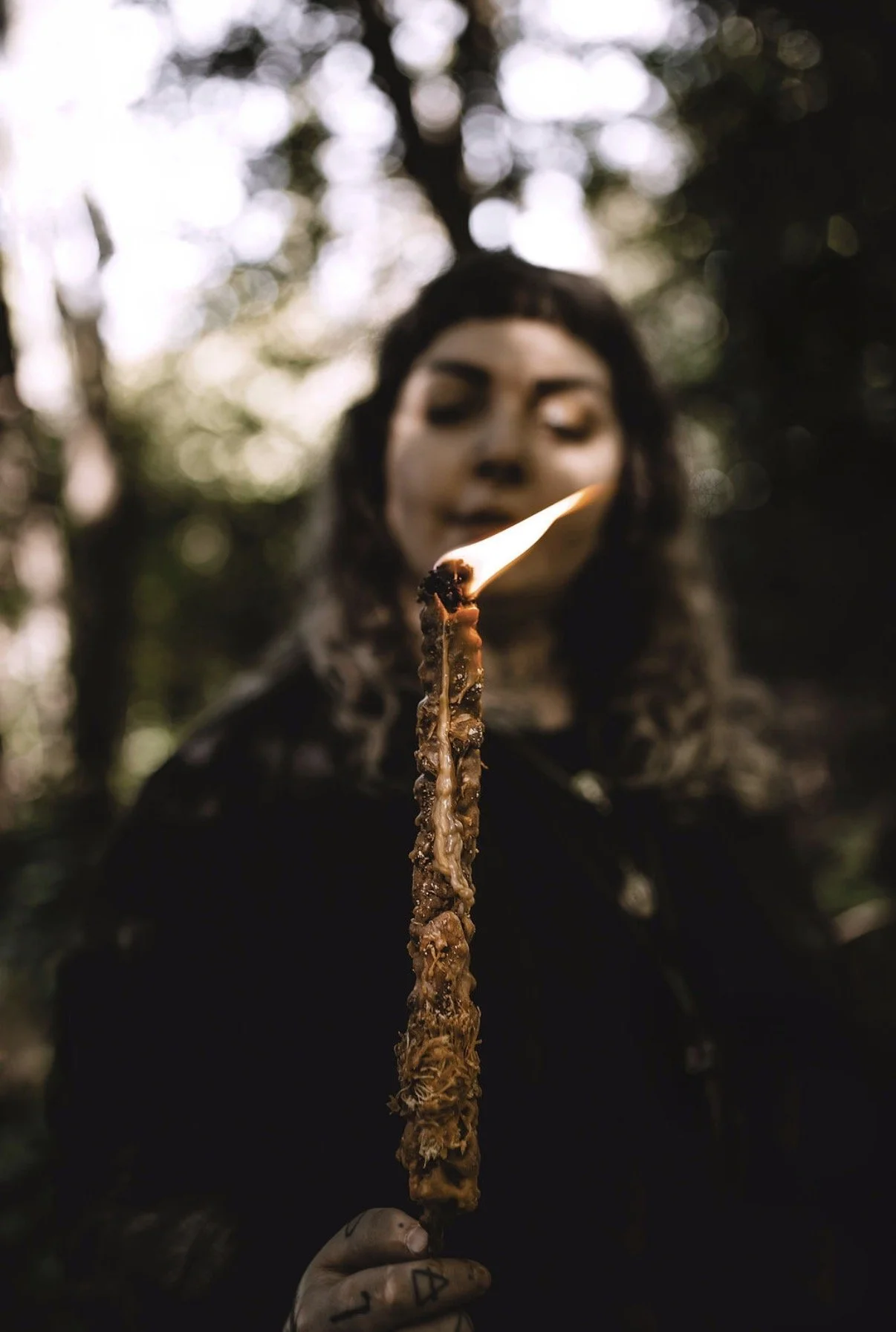 The Hags Taper- Mullein Torch Magic for Litha
