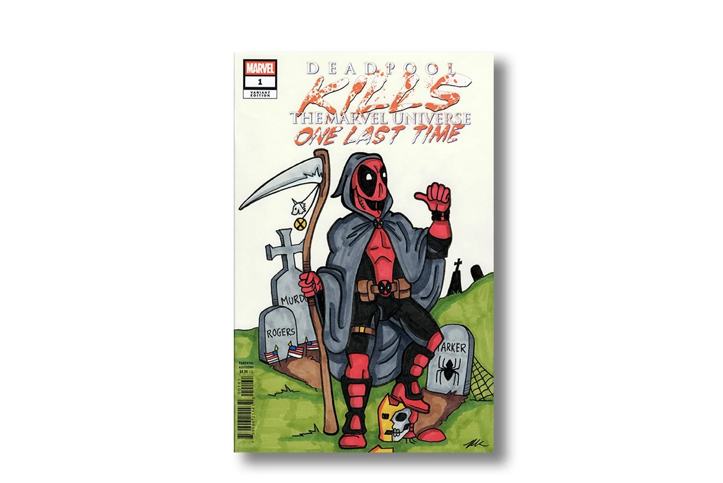 Deadpool Kills the Marvel Universe One Last Time #1 Sketch Cover