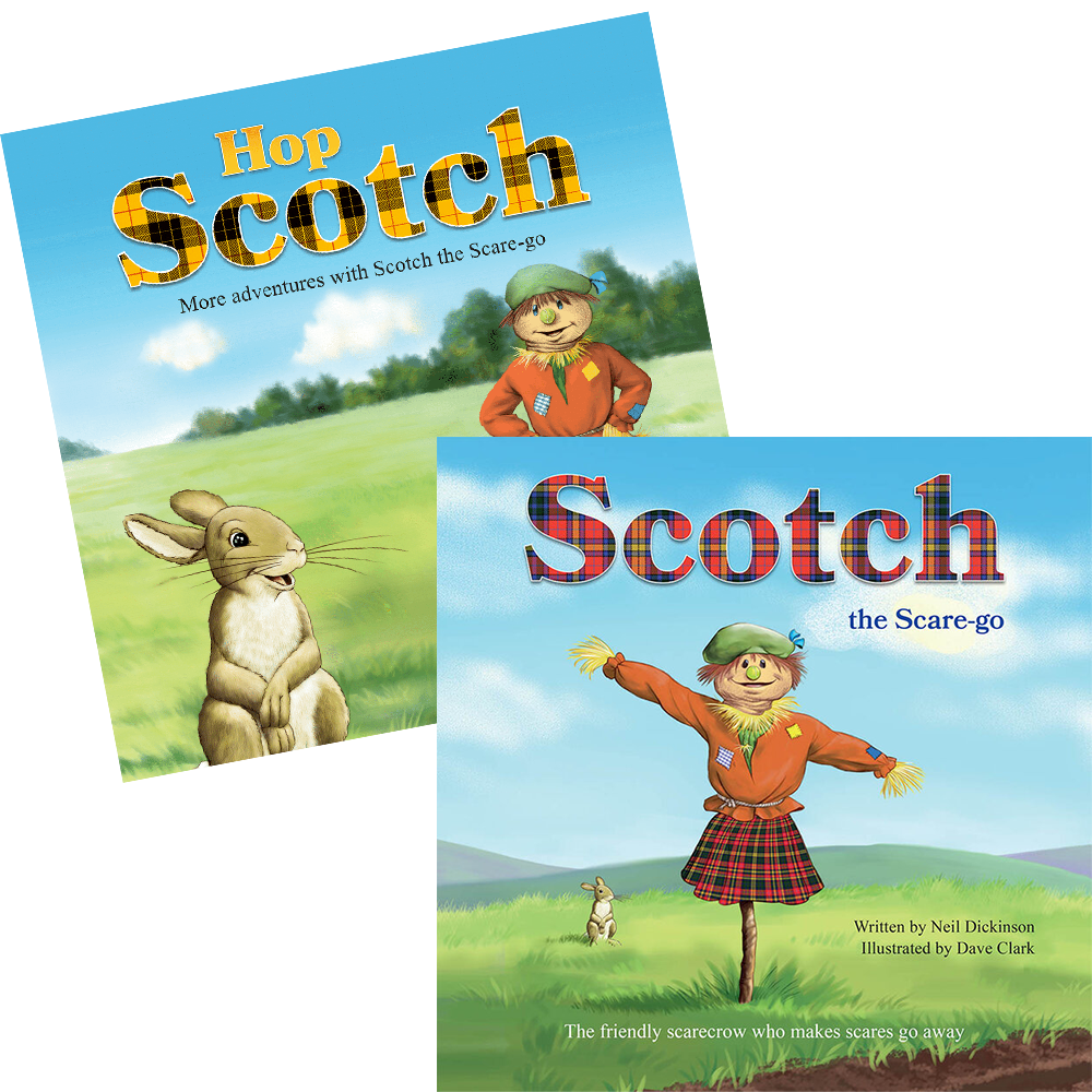 Scotch the Scare-go and Hop Scotch book bundle