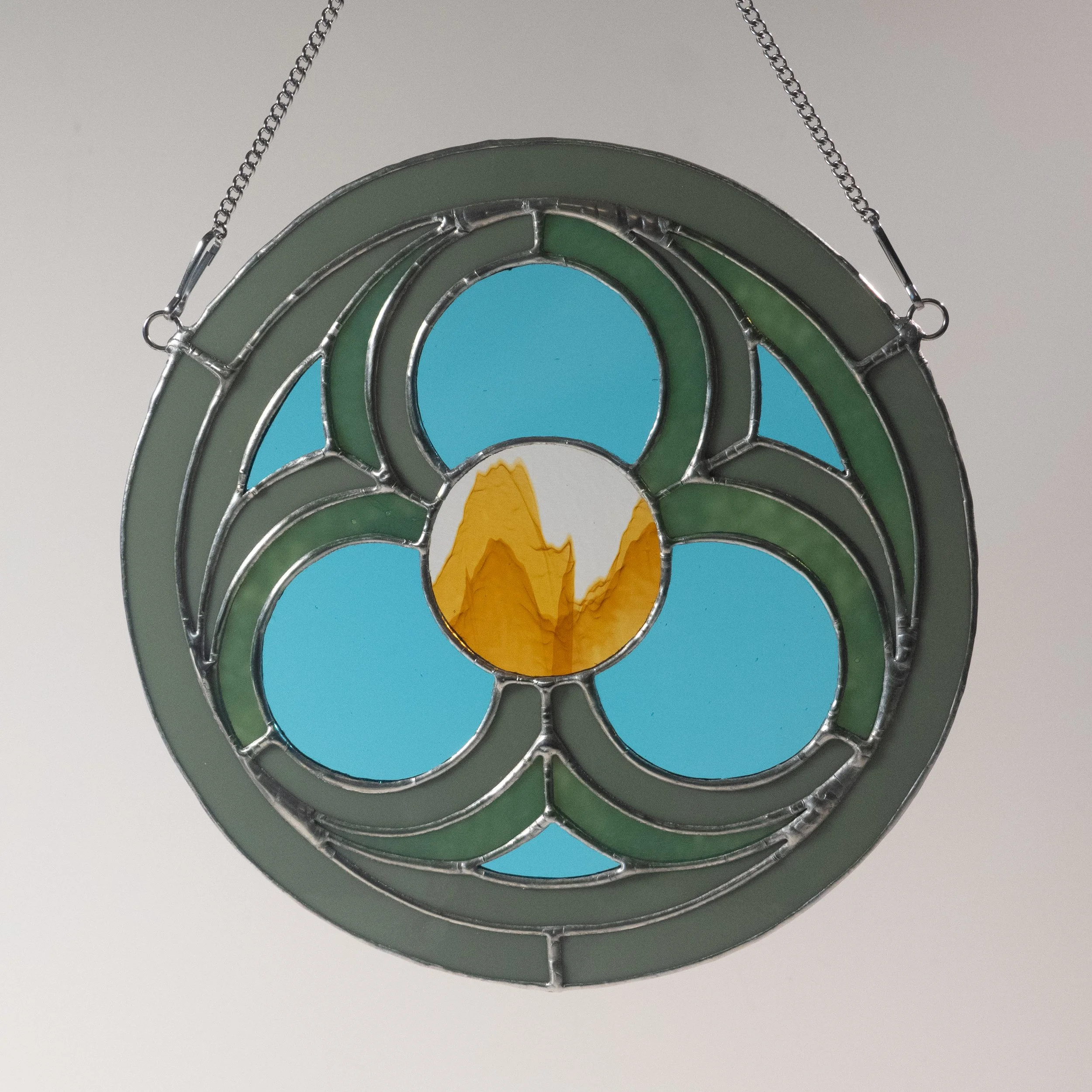 Gothic Window (Architecture Series), 8" x 8", (2025)