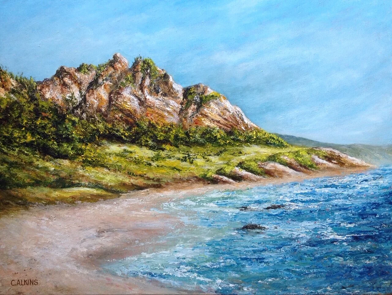 Chalky Mount Hills 18 x 24 Acrylic.jpg