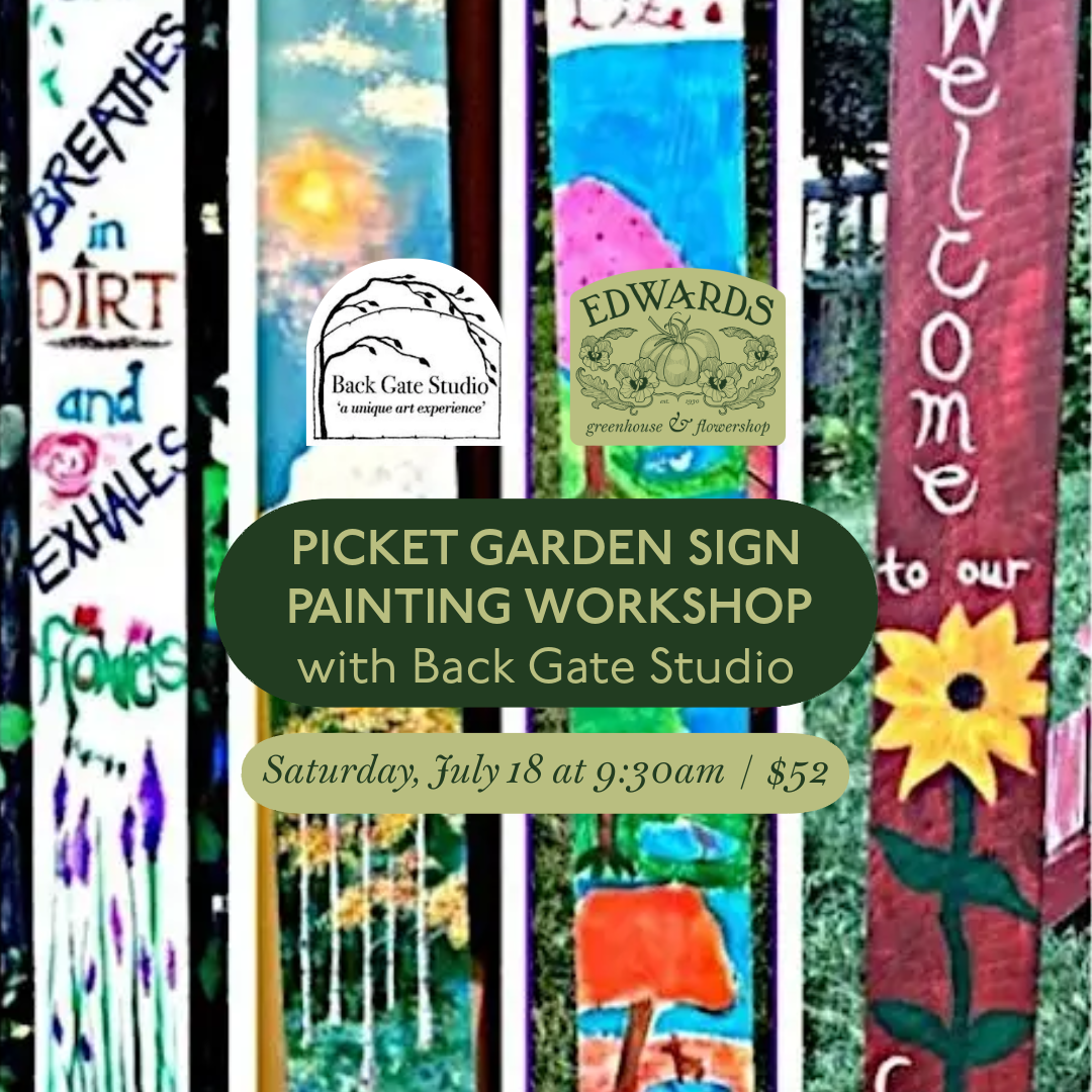 Picket Garden Sign Painting Workshop