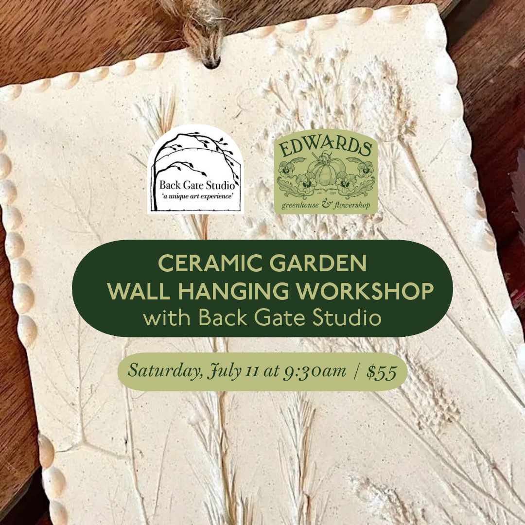 Ceramic Garden Wall Hanging Workshop