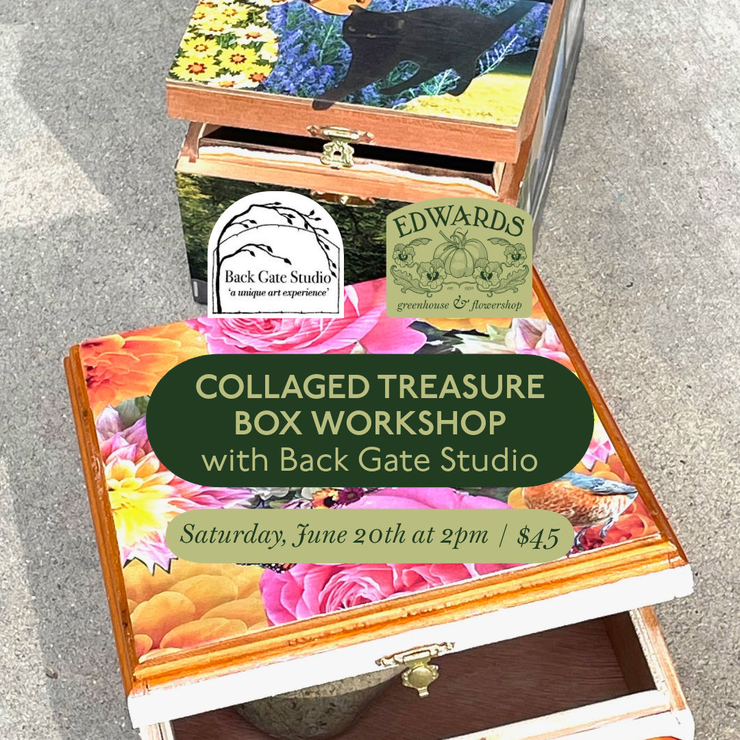 Collaged Treasure Box Workshop