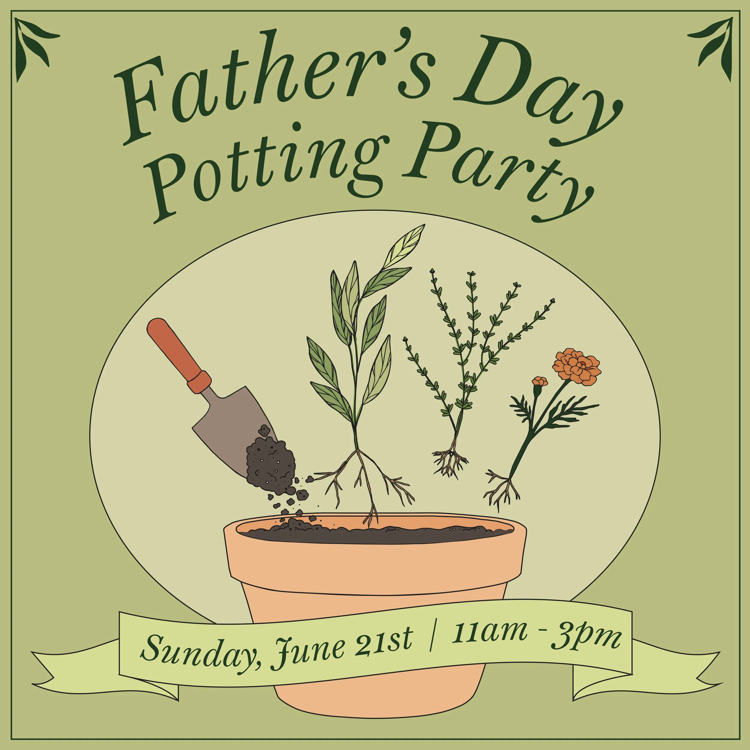 Father's Day Potting Party