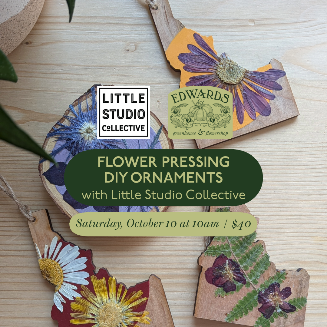 Flower Pressing DIY Ornaments