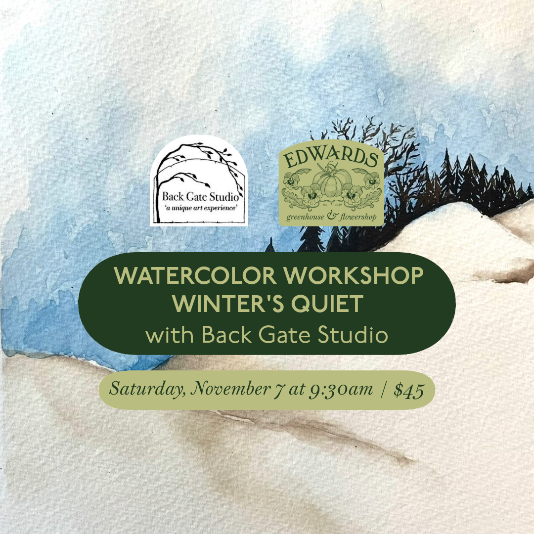 Watercolor Workshop: Winter’s Quiet