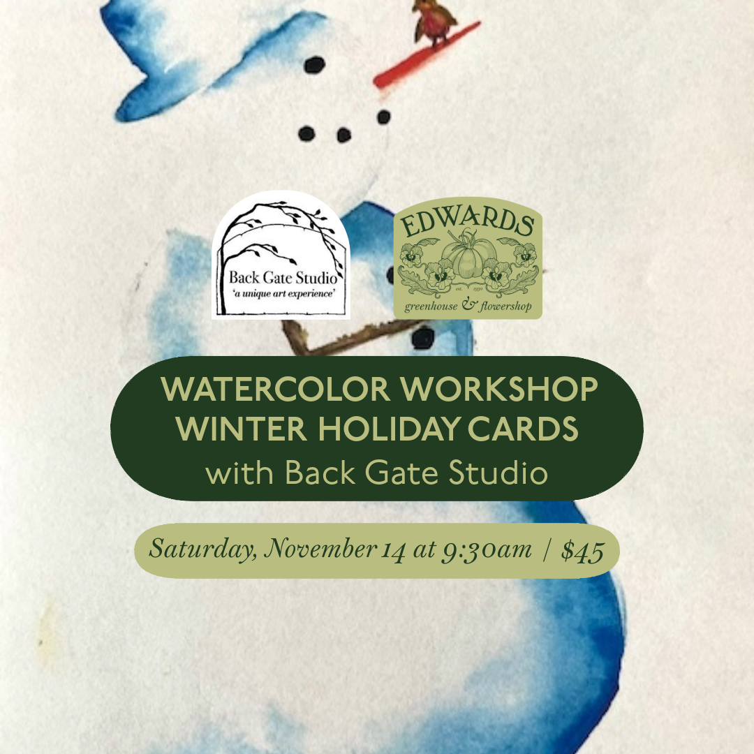 Watercolor Workshop: Winter Holiday Cards