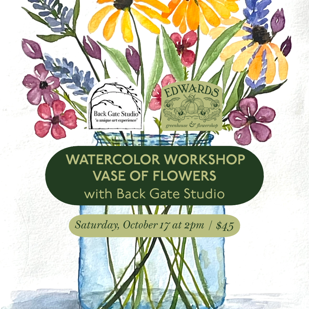 Watercolor Workshop: Vase of Flowers