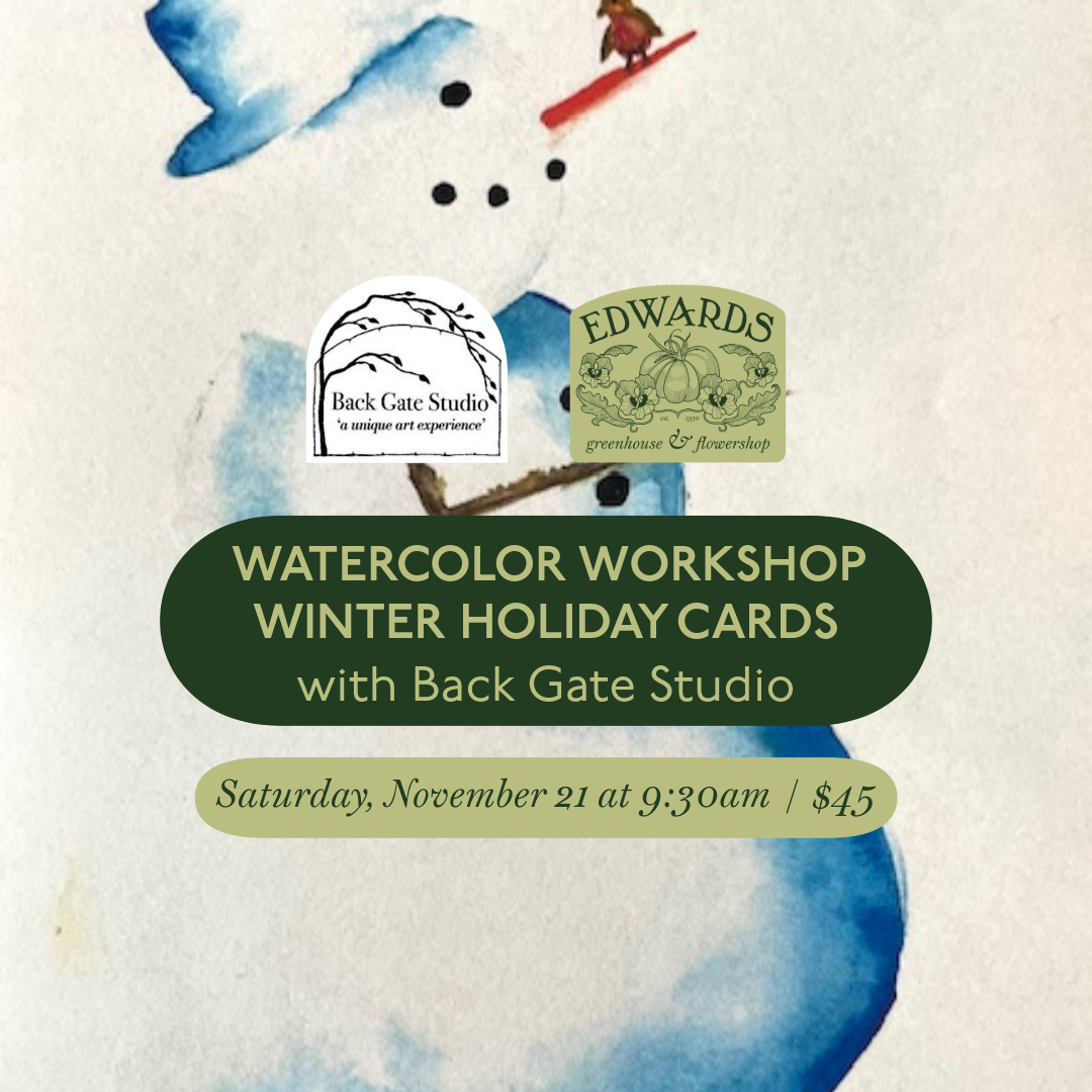 Watercolor Workshop: Winter Holiday Cards