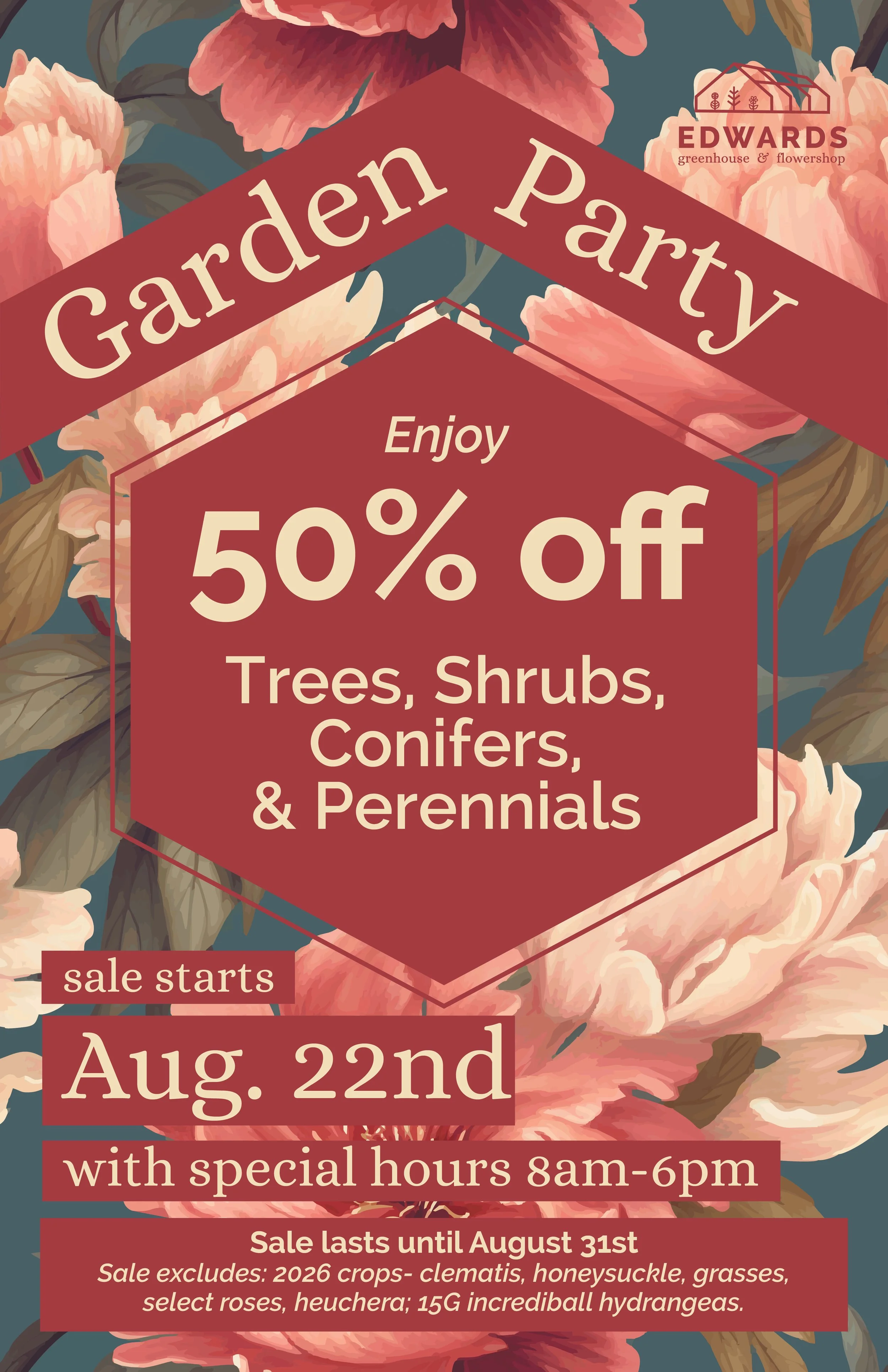 Garden Party Sale