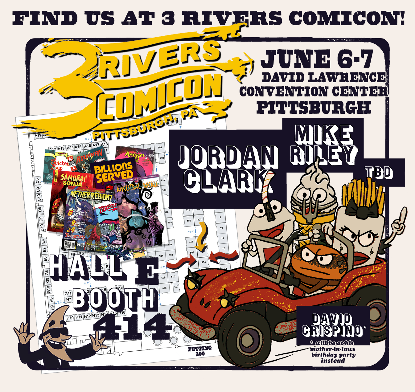 3 Rivers ComiCon, June 6 + 7