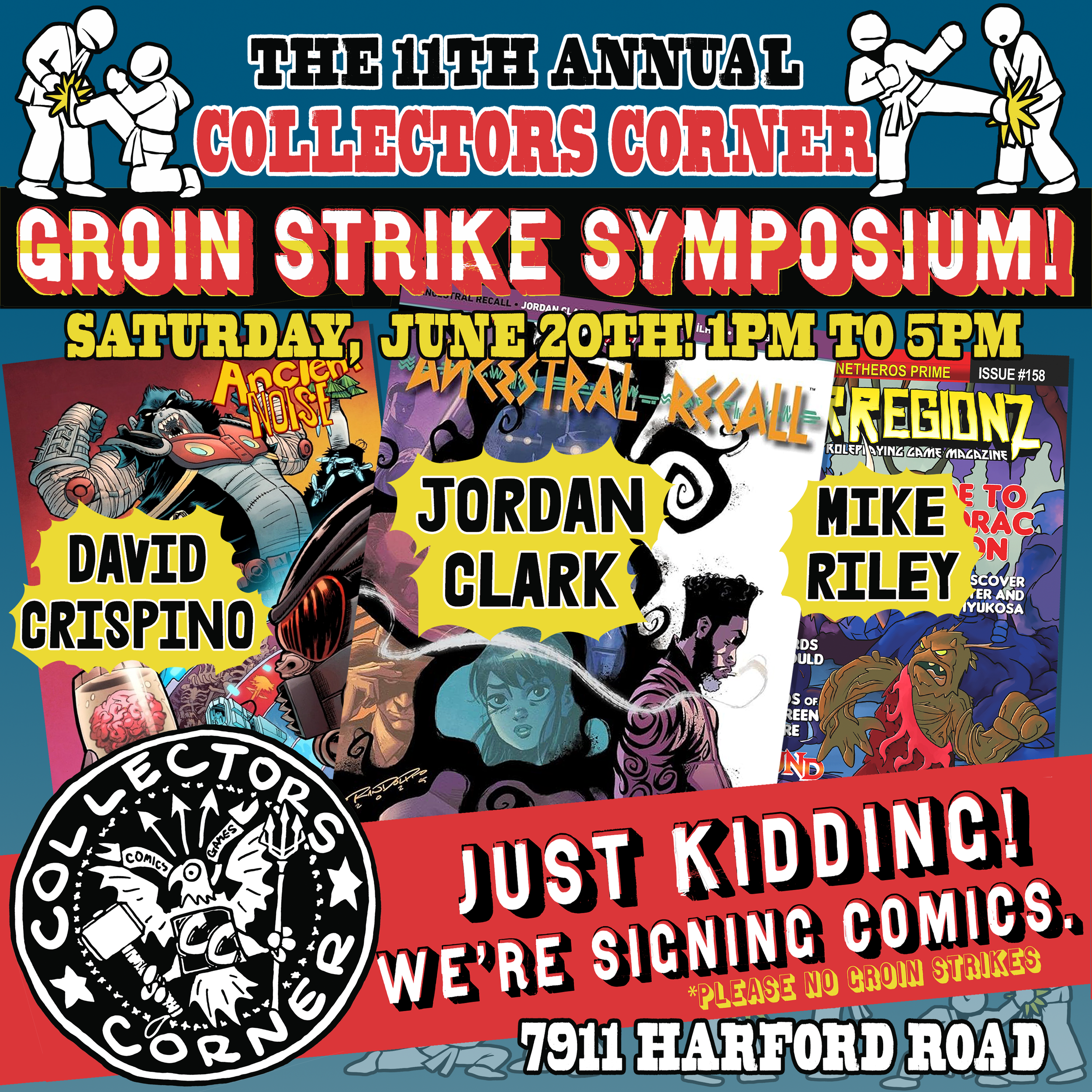 Collectors Corner: Groin Strike Symposium, June 20th