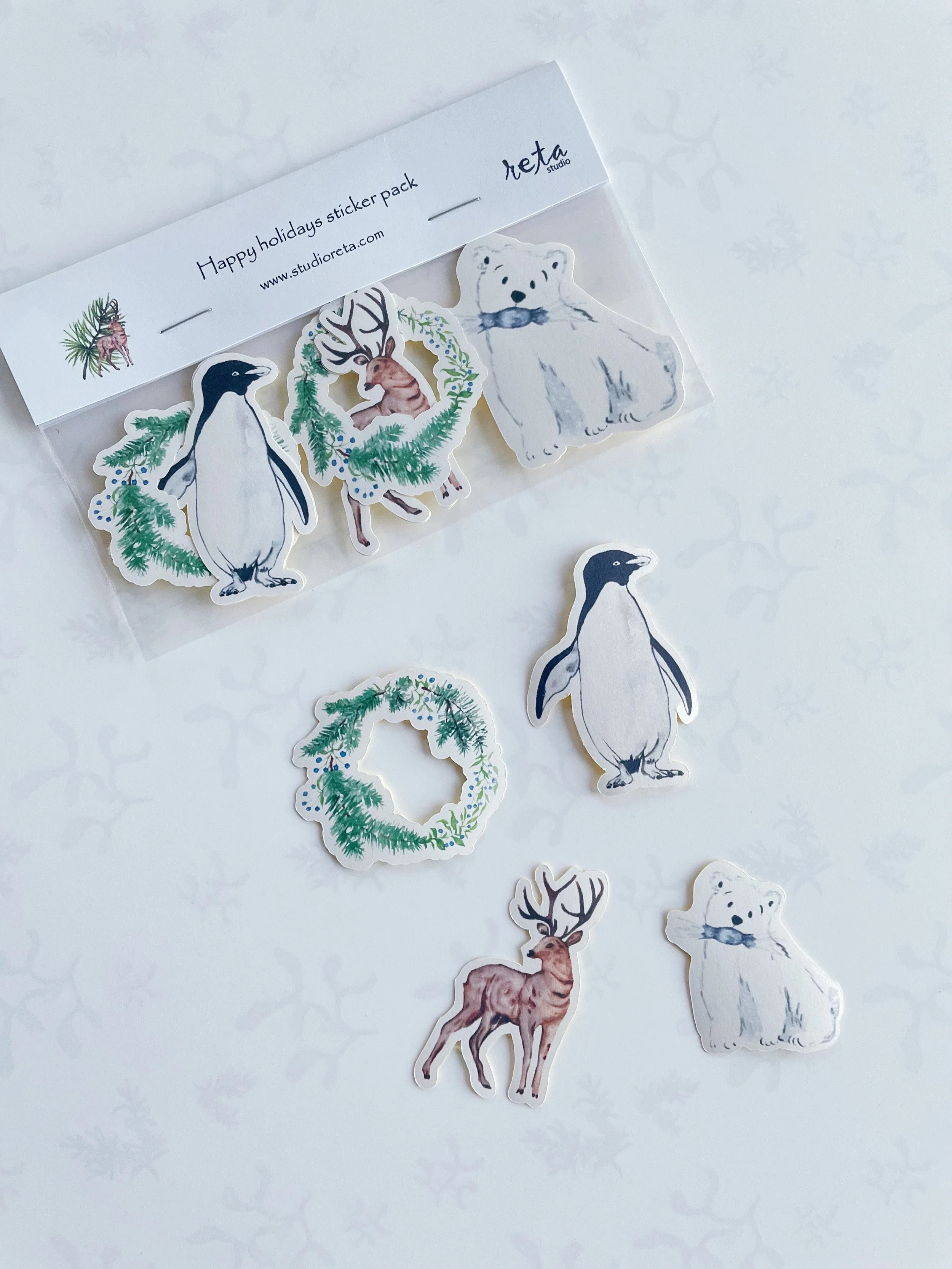 StudioReta Happy holidays sticker pack