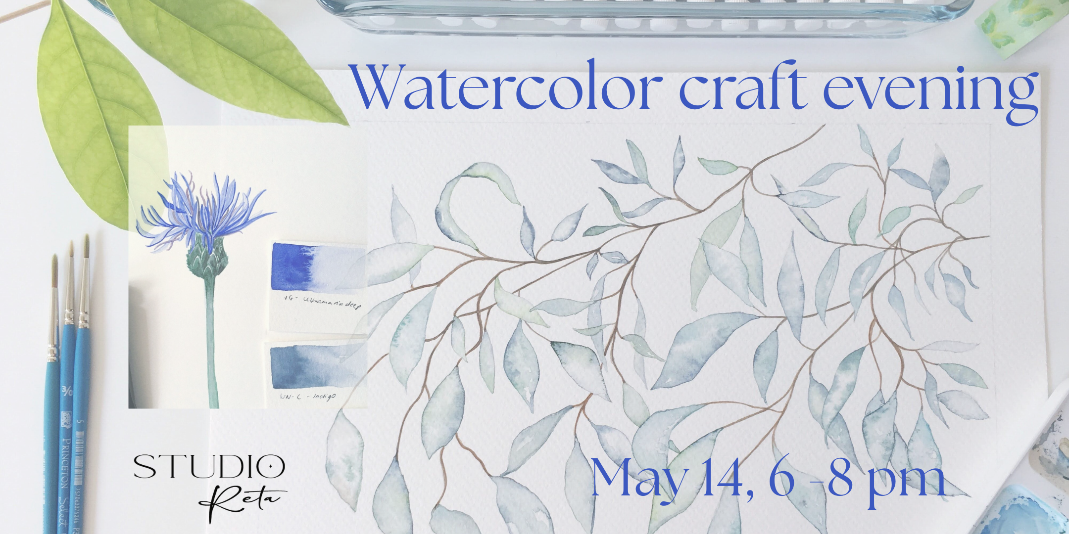 (Watercolor) Craft Evening with Studio Reta