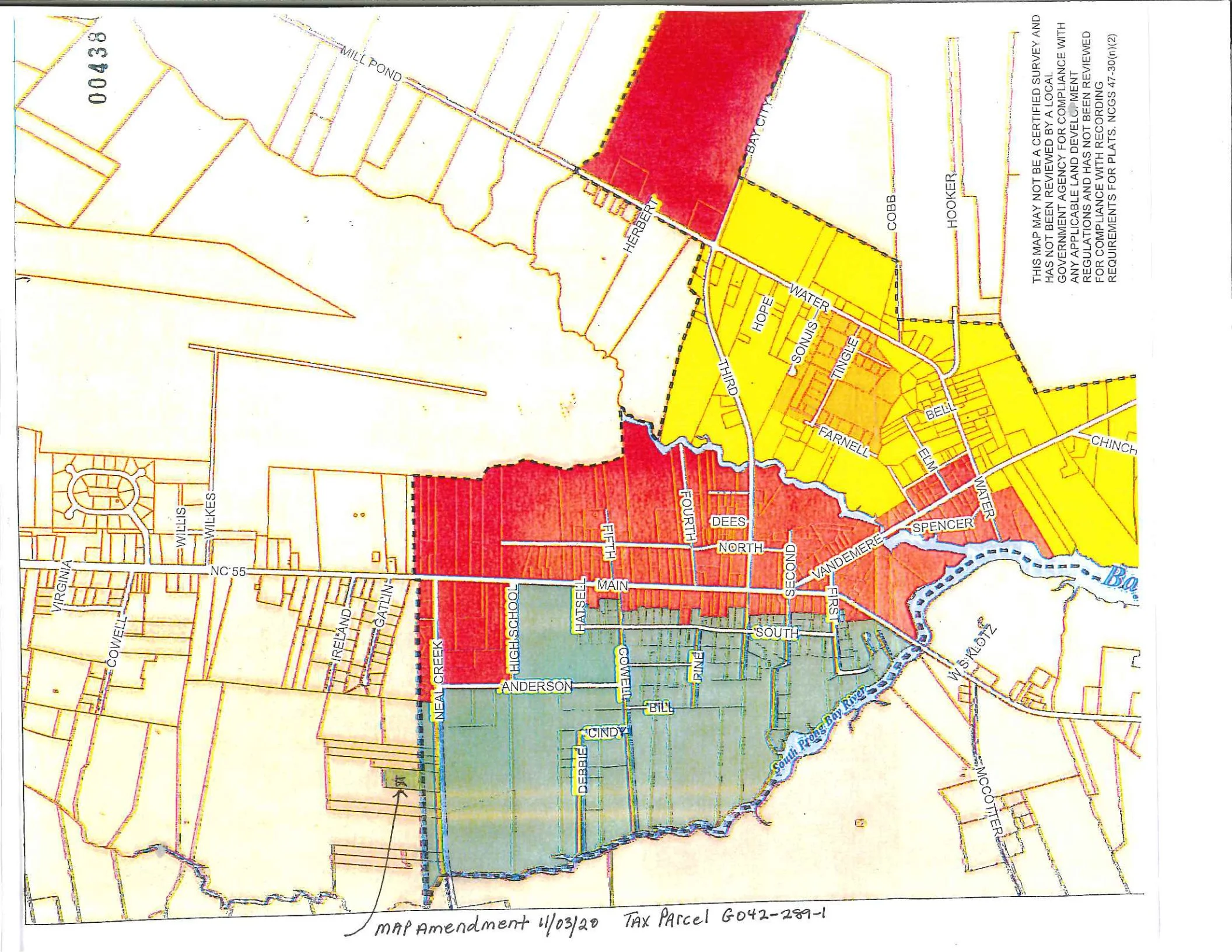 Zoning Map — Town of Bayboro (Official)