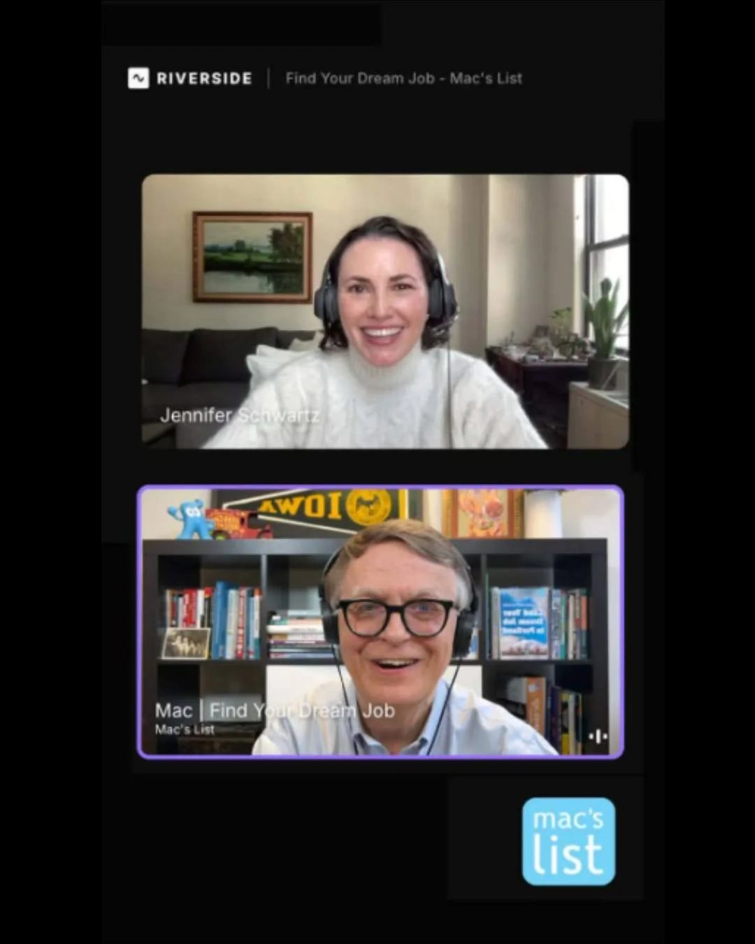 After the launch of my recent conversation on the Find Your Dream Job podcast, a message landed in my LinkedIn messages that made me gasp!

A senior leader in tech wrote:
"I just pulled over off I-95 on an exit to connect with you right away. I&