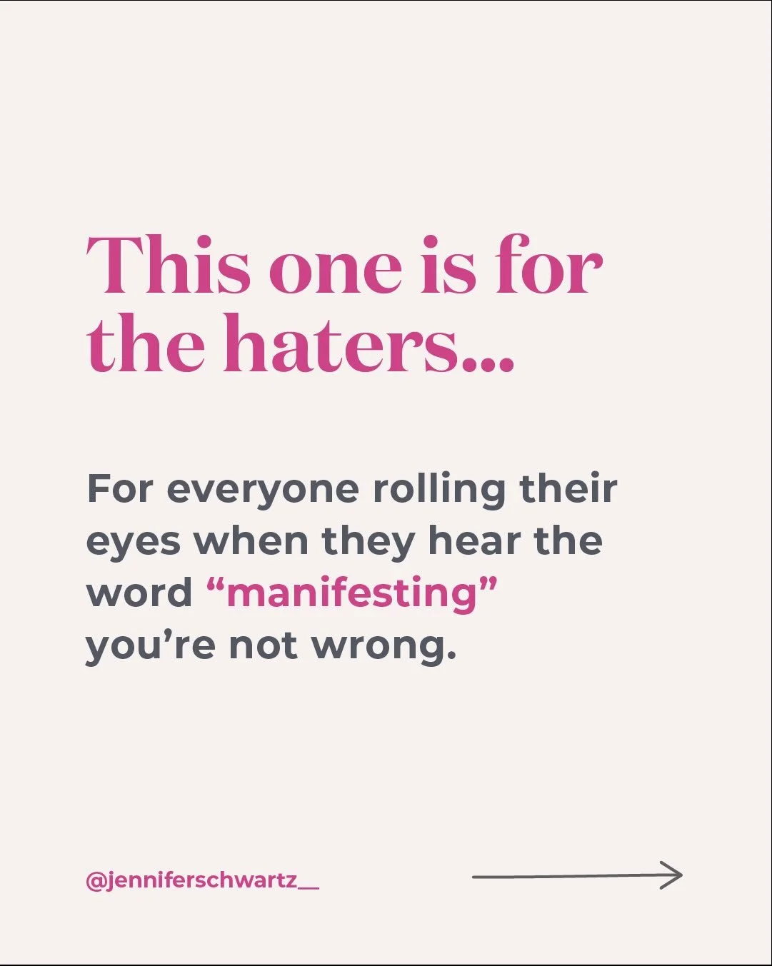 If &ldquo;manifesting&rdquo; makes you roll your eyes, I get it.

A lot of what&rsquo;s out there makes it sound like you can ask for something, do nothing, and expect it to show up.

That&rsquo;s not it.

Real manifesting is about alignment. Your be