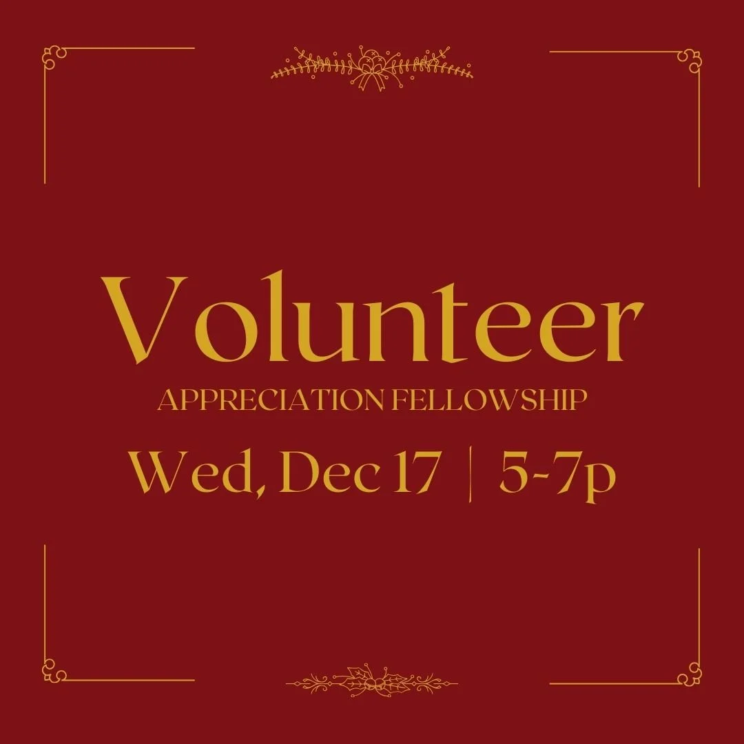 Volunteer Appreciation Fellowship